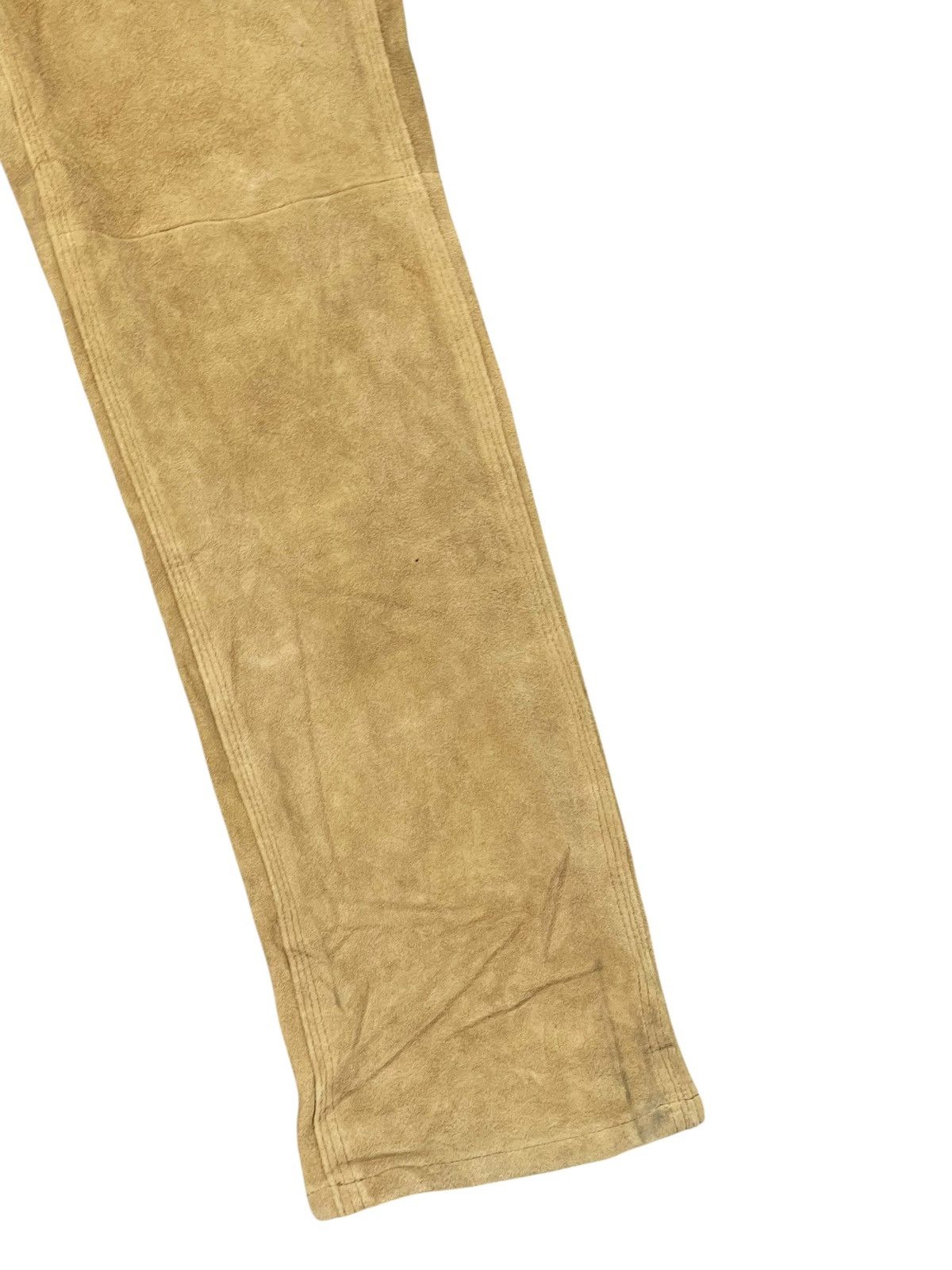 United Arrows NWT Full Goatskin Suede B&Y United Arrows Overalls Slim 2🟦4 Size US 33 - 10 Thumbnail