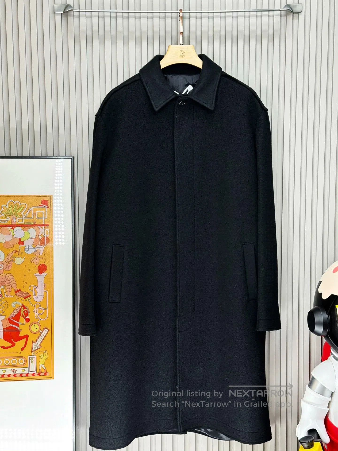 McQ Alexander McQueen MCQ Black Casual Wool Coat Italy. Size US L / EU 52-54 / 3 - 1 Thumbnail