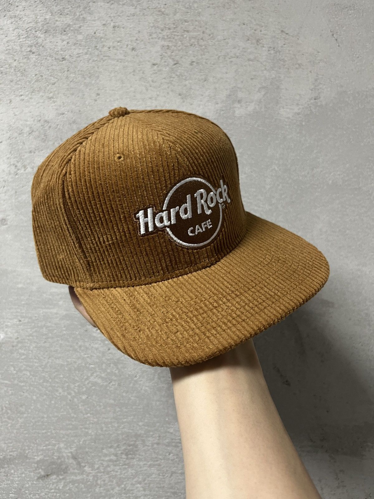 Hard Rock Cafe Rare Hard Rock Cafe Corduroy Cap Brown Glasgow Limited Size ONE SIZE - 1 Thumbnail