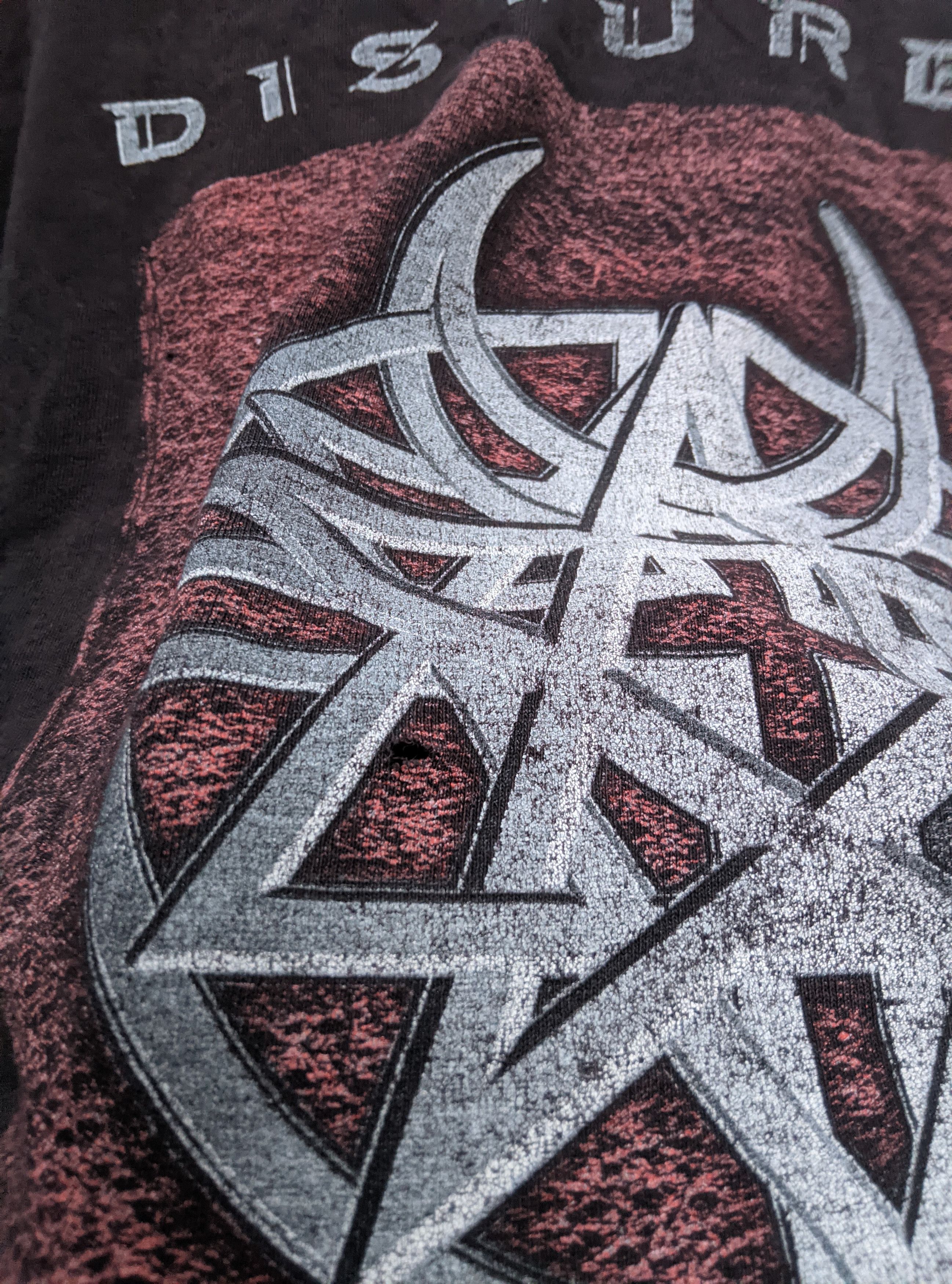 Band Tees Vintage 2002 thrashed disturbed believe sun faded erd Size US XL / EU 56 / 4 - 4 Thumbnail