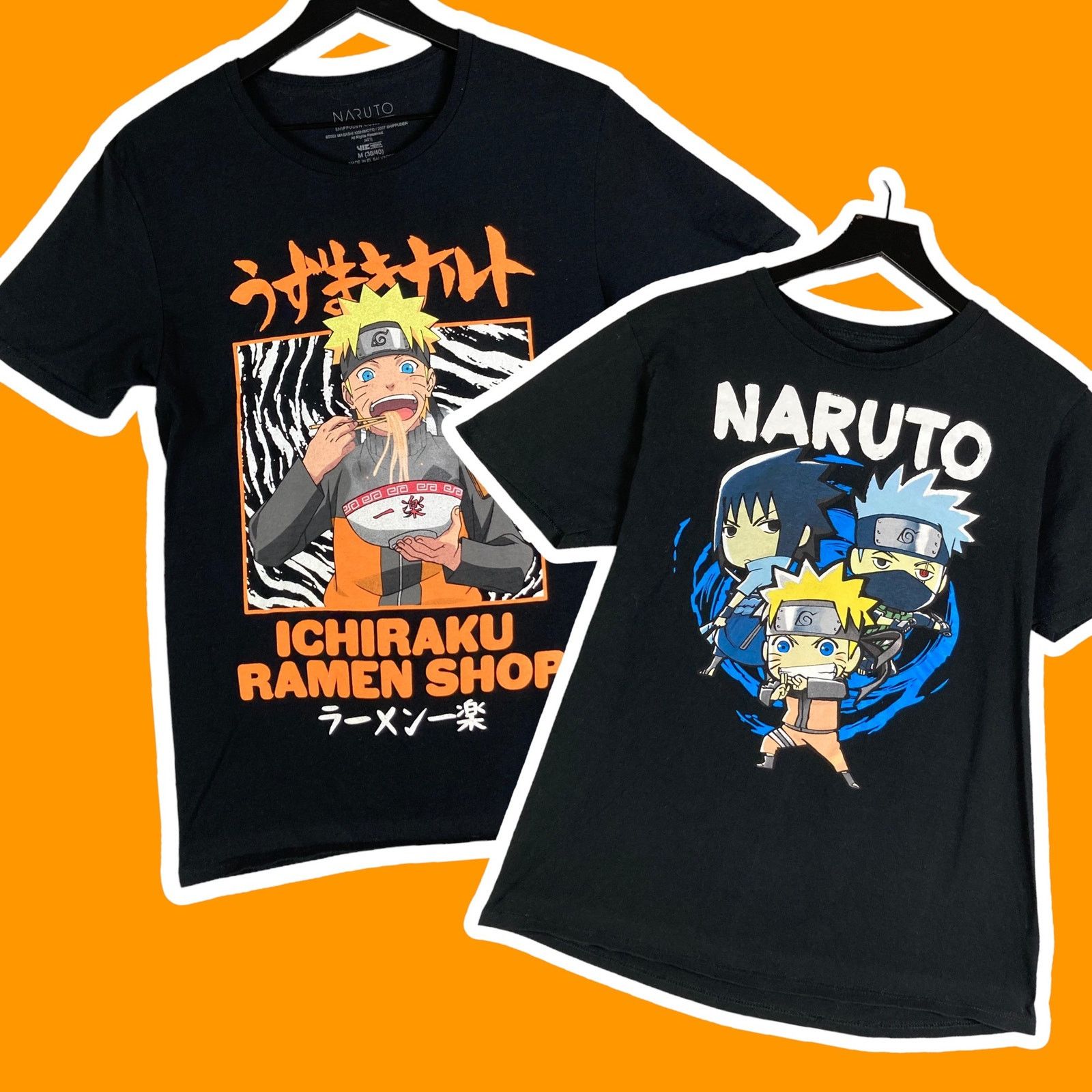 Other Naruto Shirt Lot Mens Sz Medium Adult Shippuden Ramen Black Size US M / EU 48-50 / 2 - 1 Thumbnail