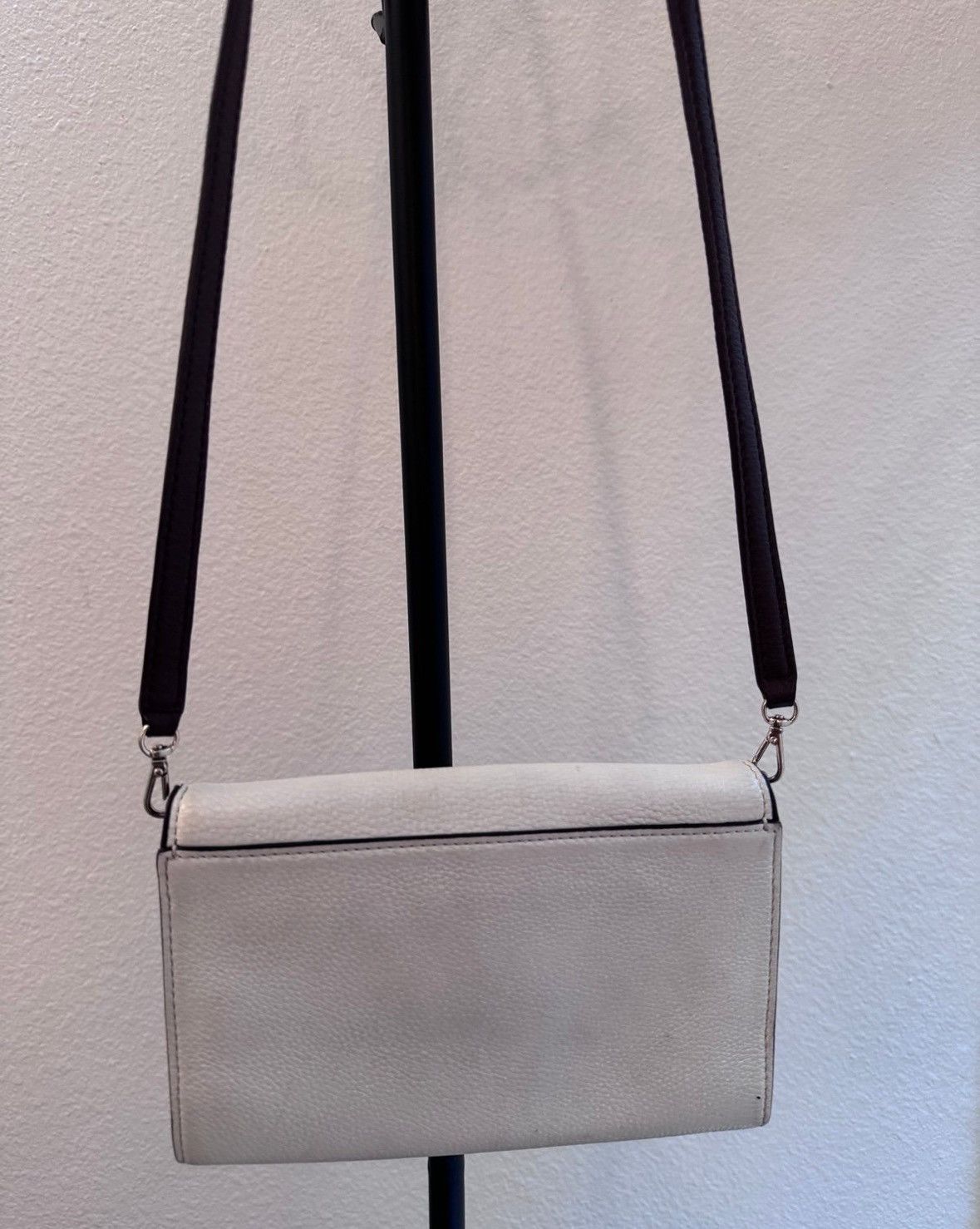 Kate Spade Kate Spade Beige and Brown Envelope Clutch Purse Size ONE SIZE - 3 Thumbnail