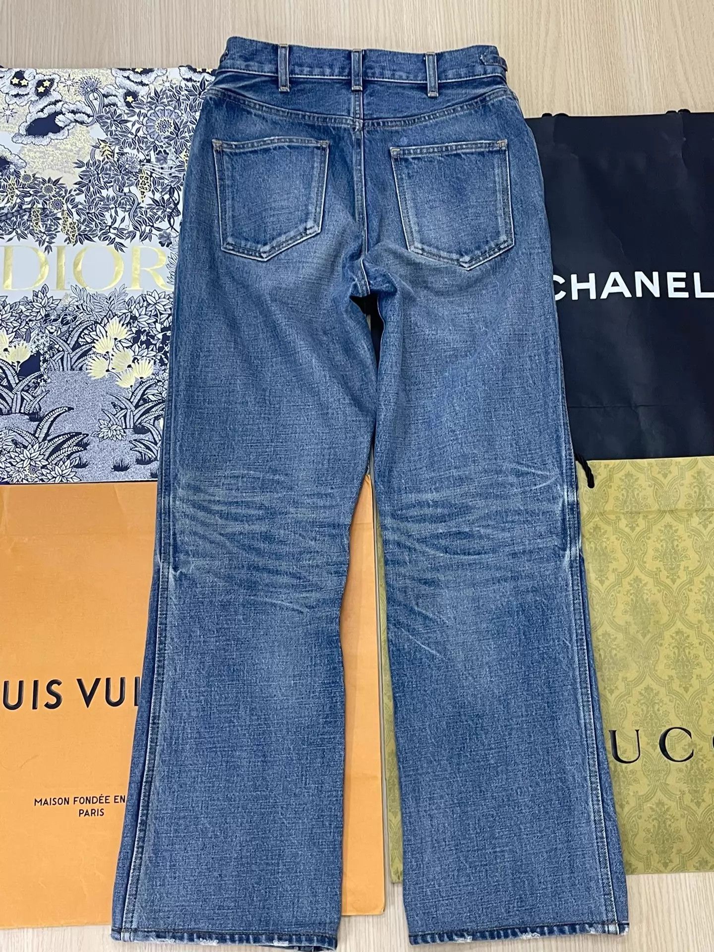 Celine Celine Dylan Triomphe Chain Jeans 27 Classic Fit Size 27" / US 4 / IT 40 - 3 Thumbnail