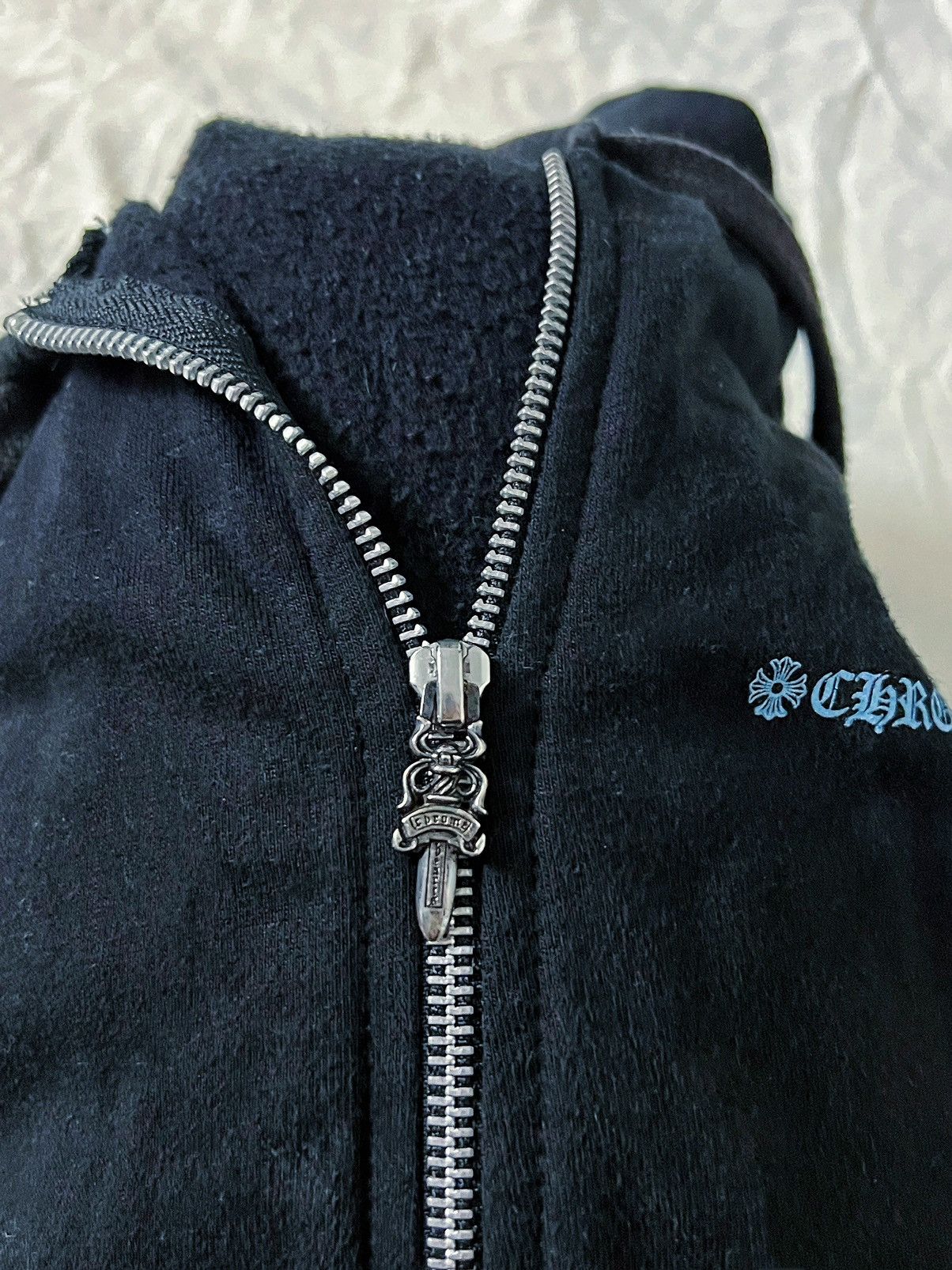 Chrome Hearts Chrome Hearts light blue hoodie zip up 💙➕ Size M / US 6-8 / IT 42-44 - 13 Thumbnail