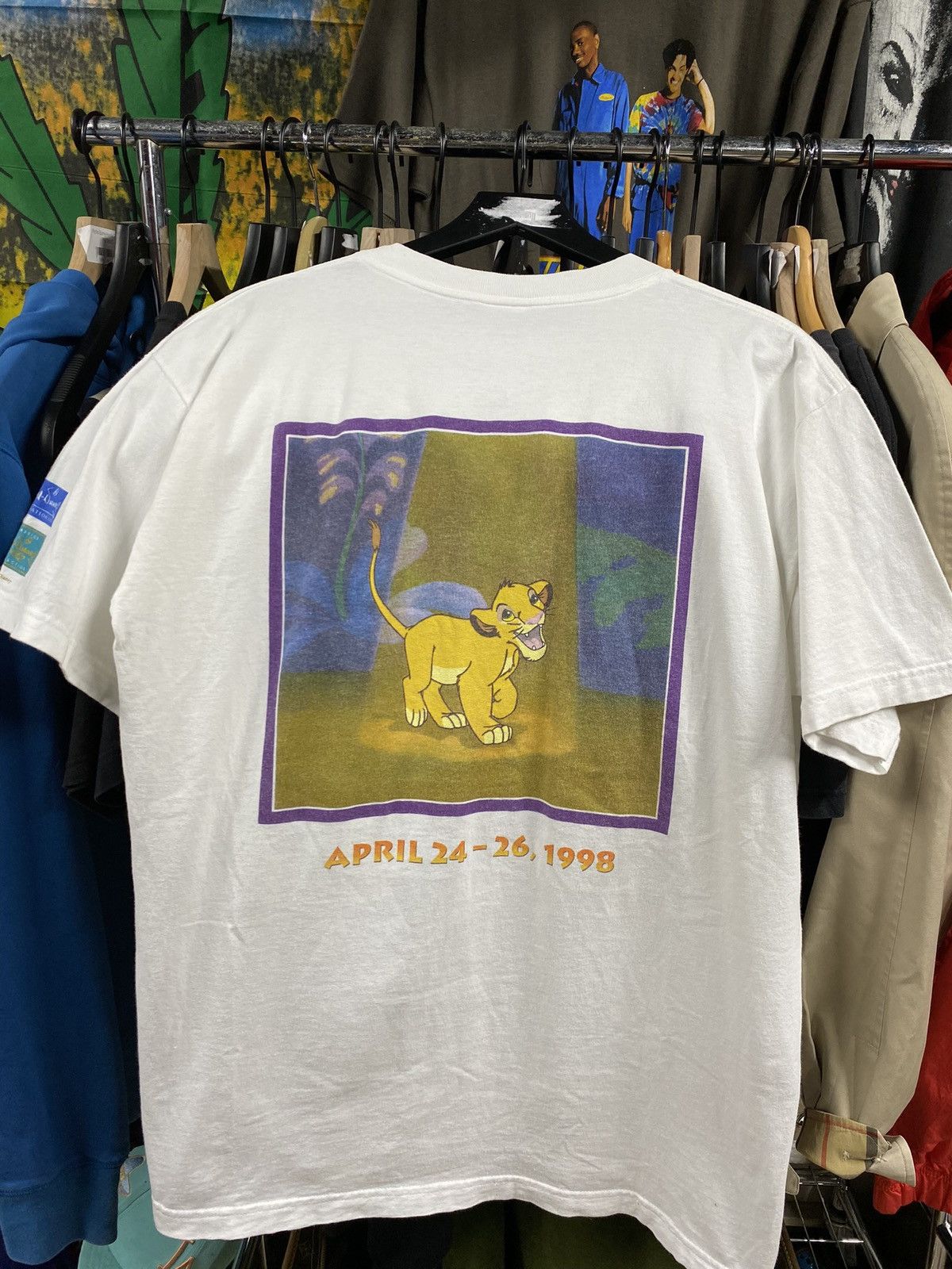 Disney × Vintage Vintage 90’s Disney Movie Lion King Tee Shirt Men’s Large Size US L / EU 52-54 / 3 - 4 Thumbnail