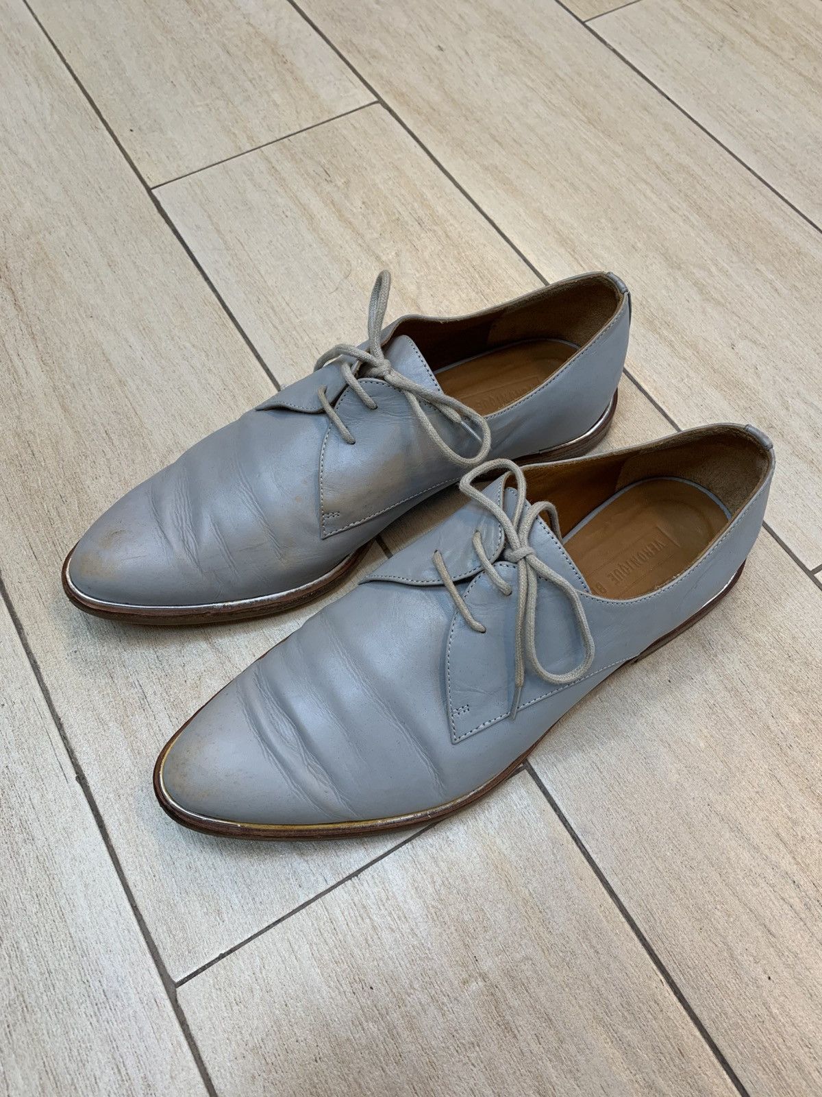 Veronique Branquinho Veronique Branquinho Leather Derby Shoes Size US 7 / EU 40 - 6 Thumbnail