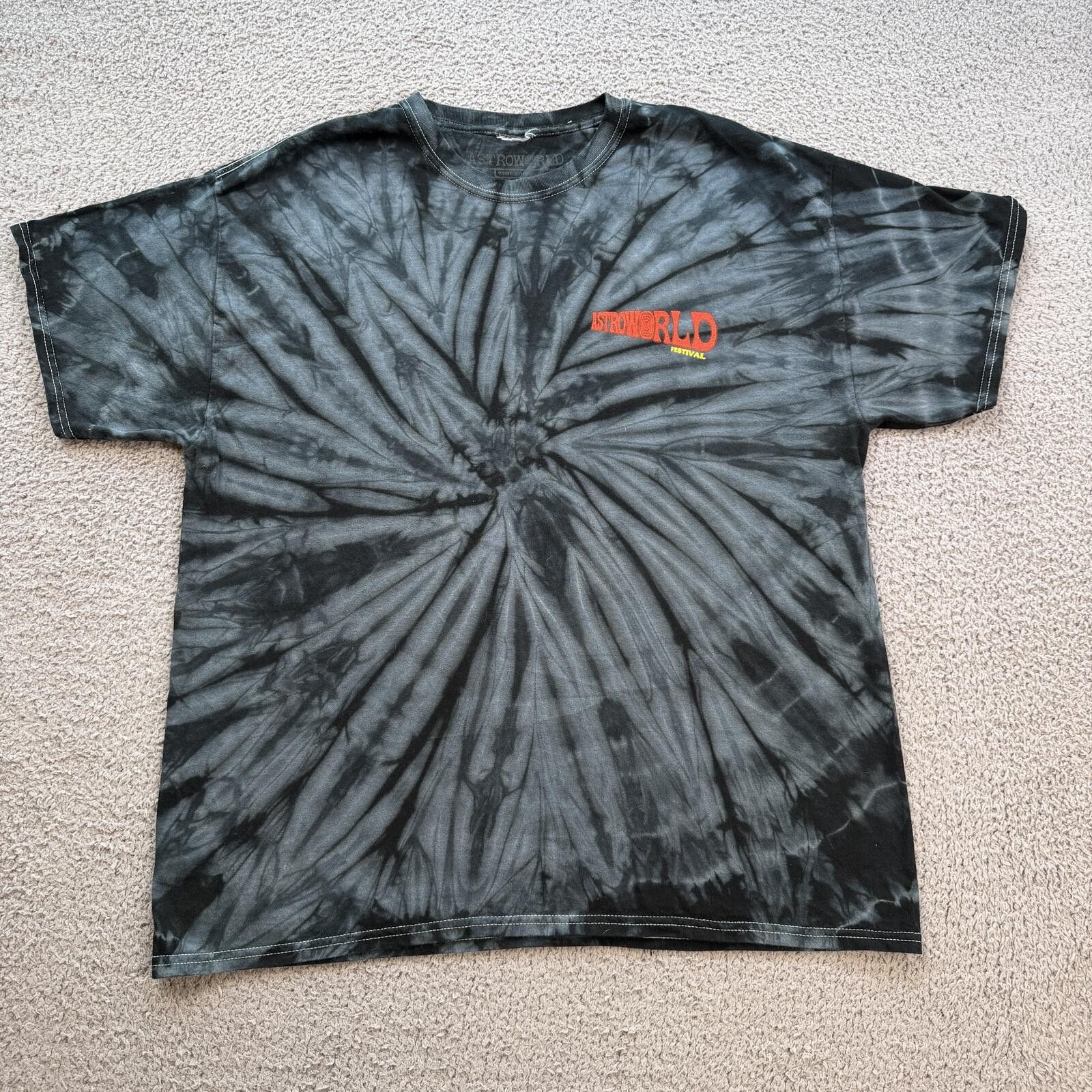 Other Astroworld Festival 2018 Houston Tie Dye T Shirt Travis Scot Size US XL / EU 56 / 4 - 2 Thumbnail