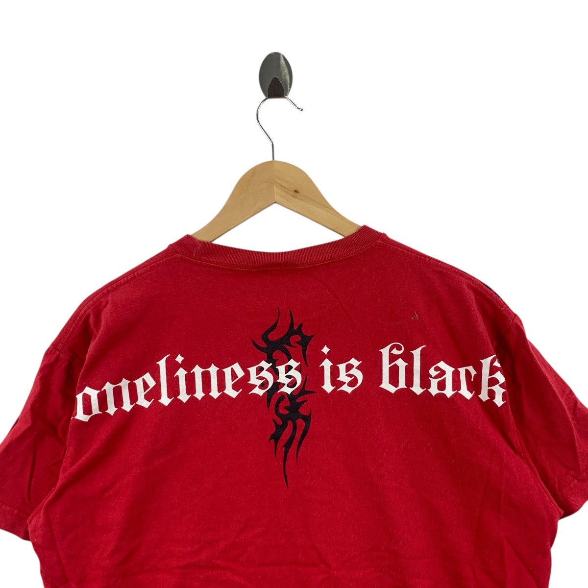 Vintage Vintage GRASS HITHER JAPAN Dragon Loneliness Tee Shirt Top Size L / US 10 / IT 46 - 7 Thumbnail