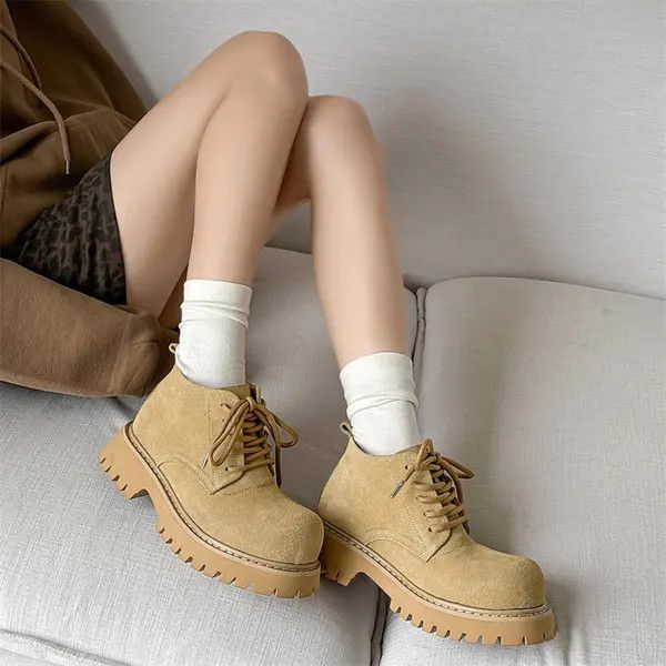 Other Kurihara x ouchi Chunky Suede Ankle Boots Size US 10 / EU 43 - 5 Thumbnail