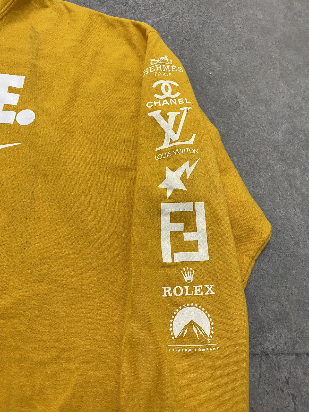 Nike Nike Sue me logo hoodie Size US XL / EU 56 / 4 - 3 Thumbnail
