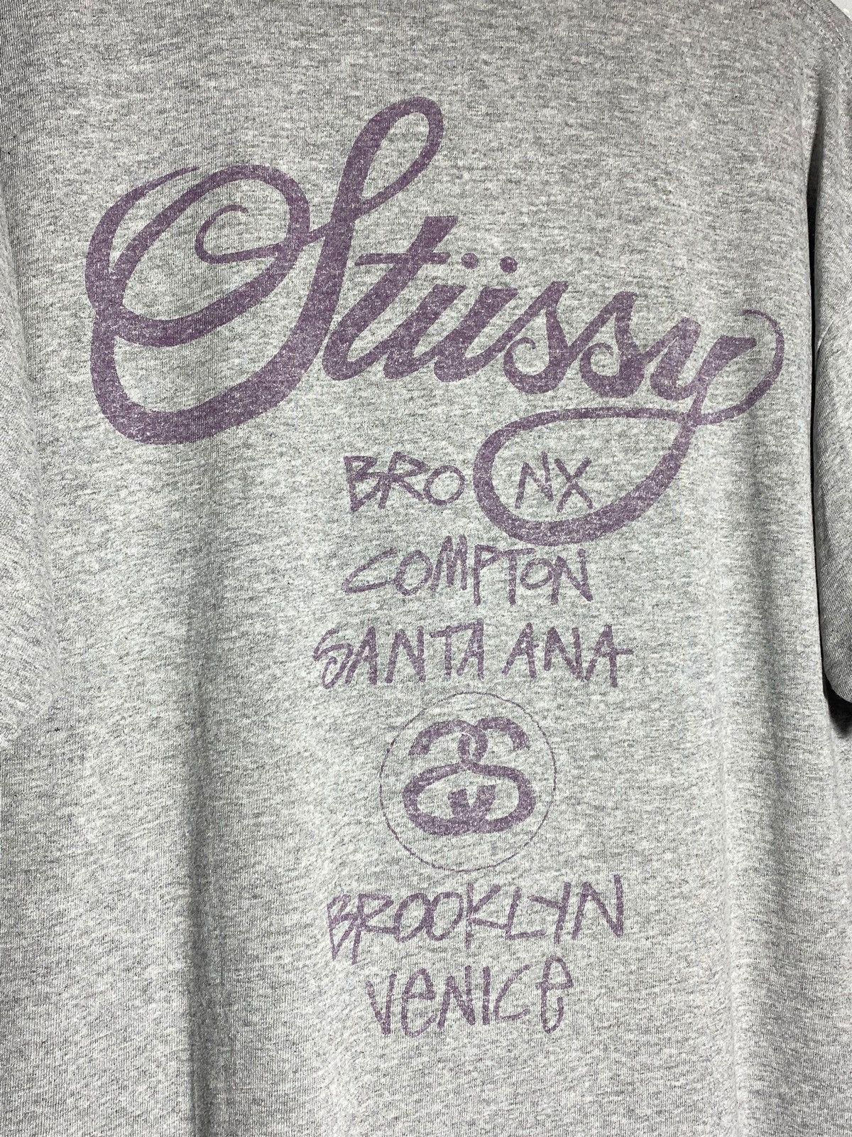 Stussy × Vintage 🔥 VINTAGE 00S STUSSY RARE DISTRESSED T-SHIRT 🔥 Size US L / EU 52-54 / 3 - 11 Thumbnail