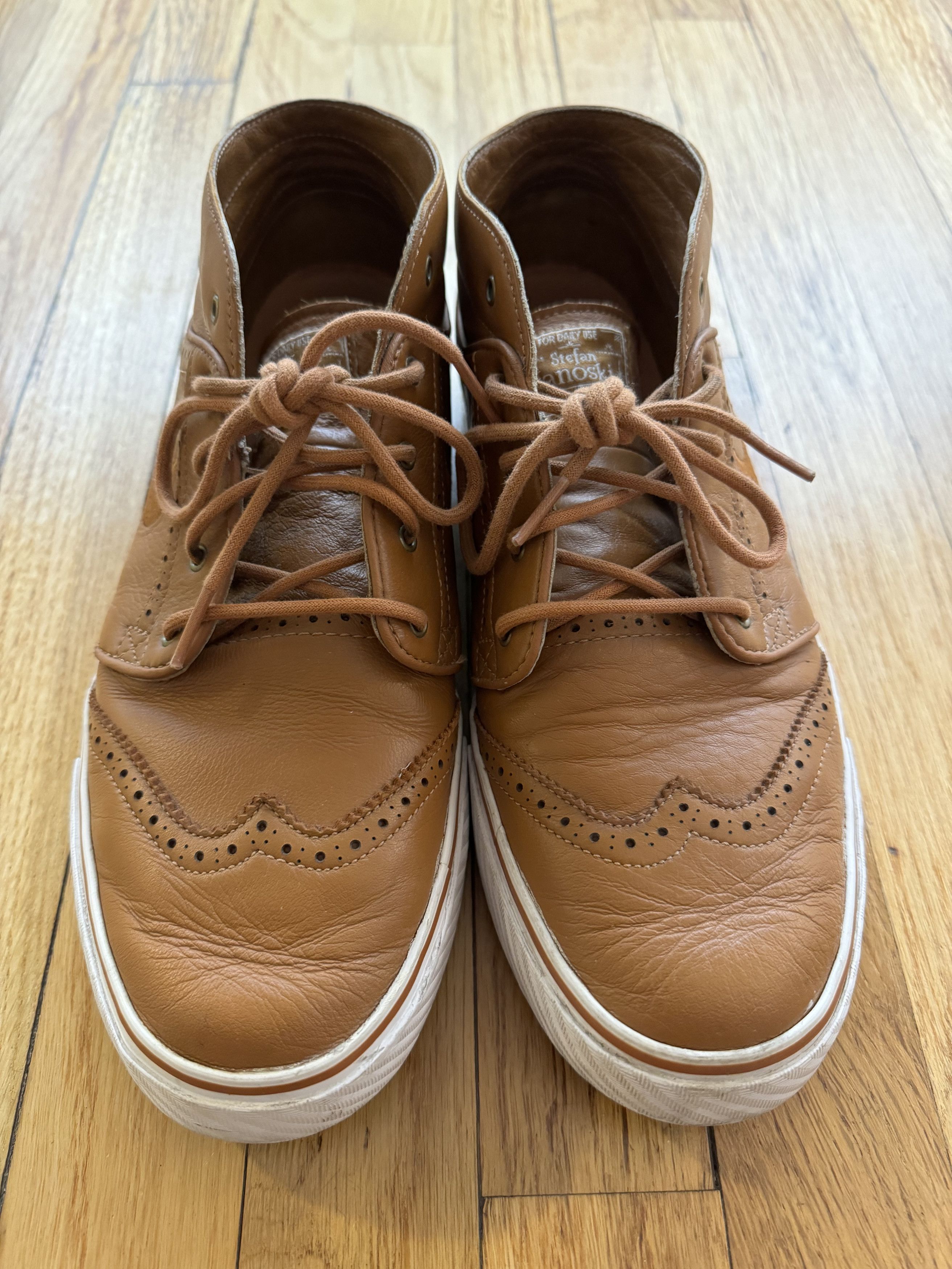 Nike Nike SB Zoom Janoski Mid Premium Brogue Chestnut Size US 10.5 / EU 43-44 - 3 Thumbnail