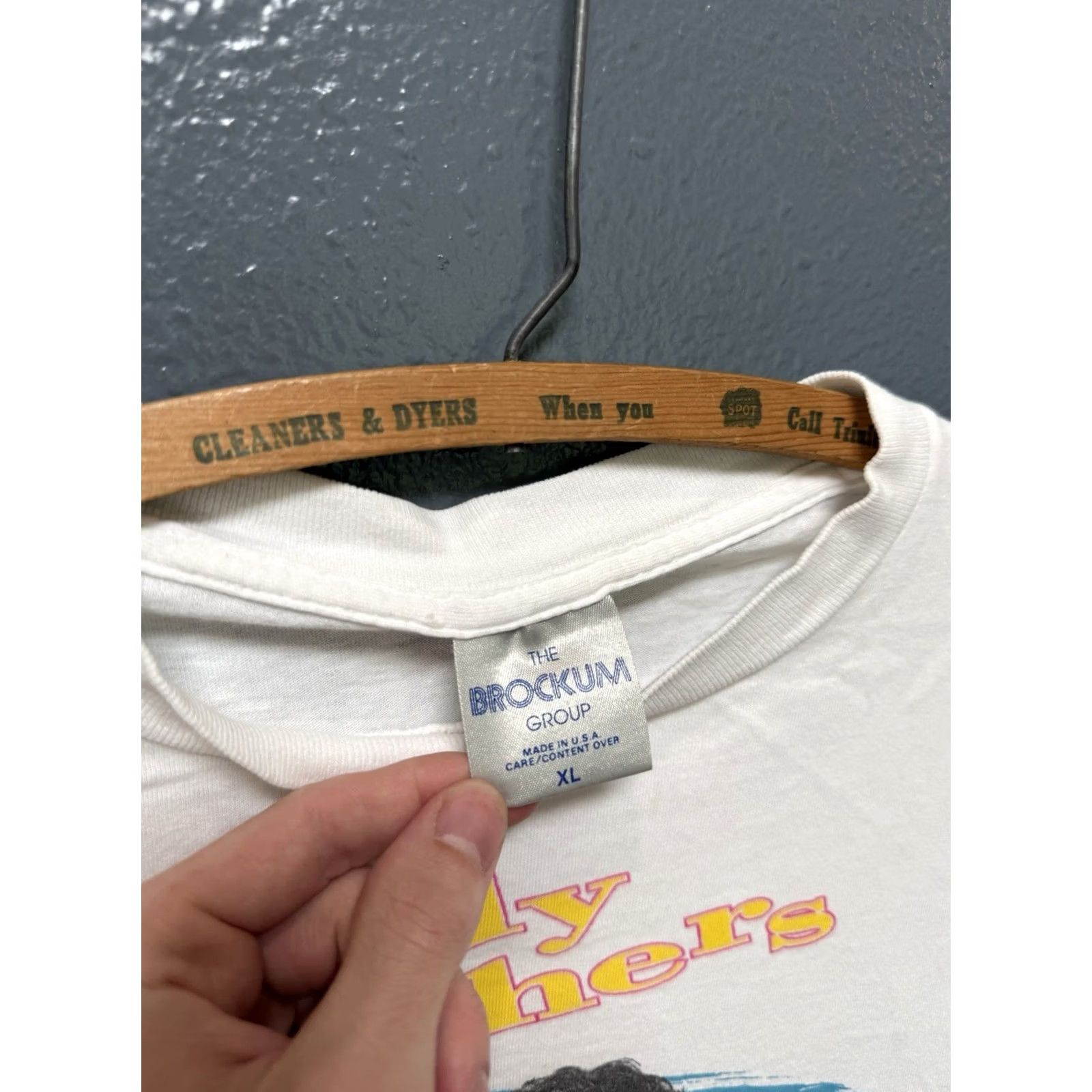Vintage VINTAGE Brockum The Everly Brothers Rock N Roll White Tee Shirt XL Shirt Men’s Small/Medium 1990s Glam Rock Cotton US Mens Size US XL / EU 56 / 4 - 2 Thumbnail