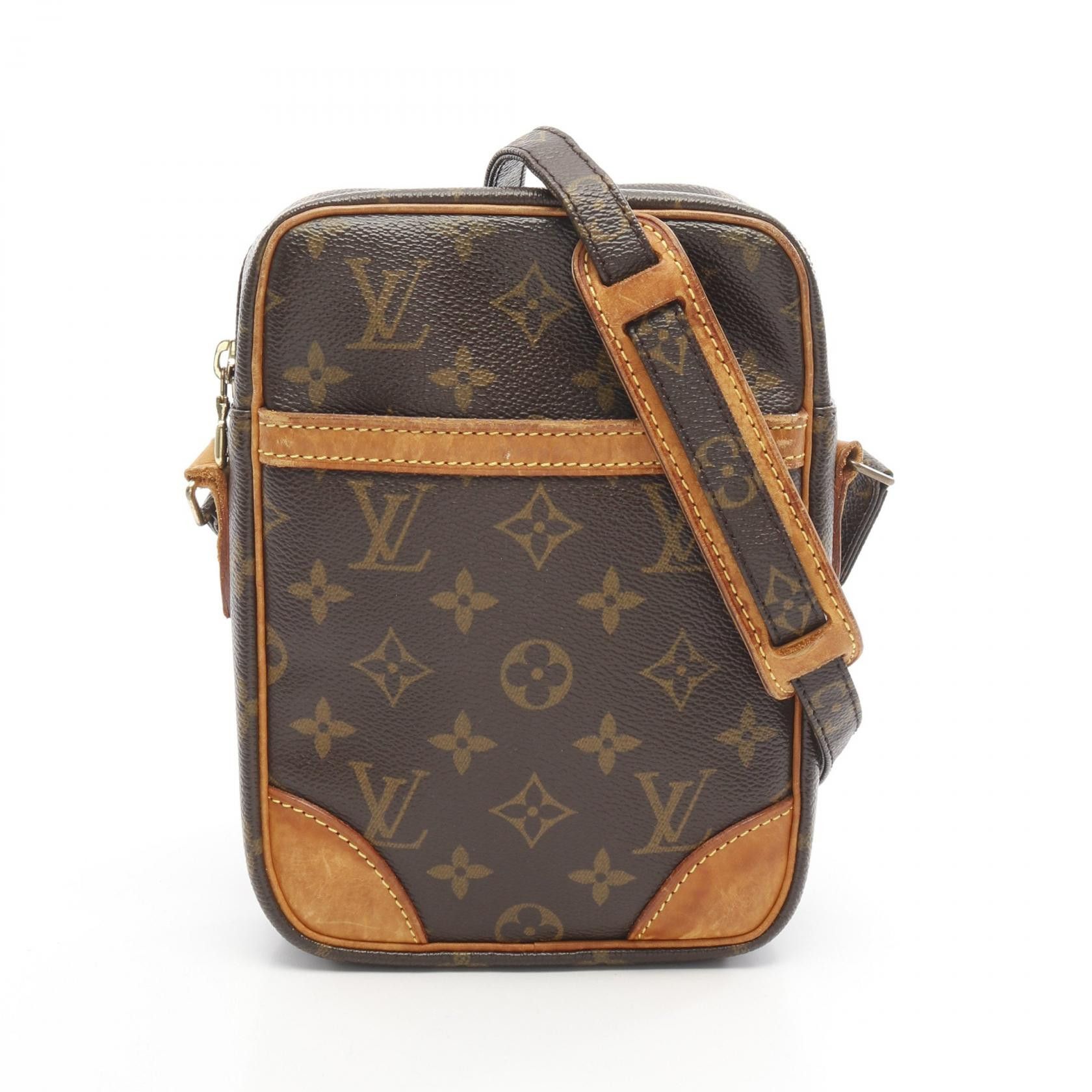 Louis Vuitton Louis Vuitton Louis Vuitton Danube Monogram Coated Canvas Shoulder Bag Canvas Shoulder Bag M45266 DUTY FREE for USA Size ONE SIZE - 1 Thumbnail