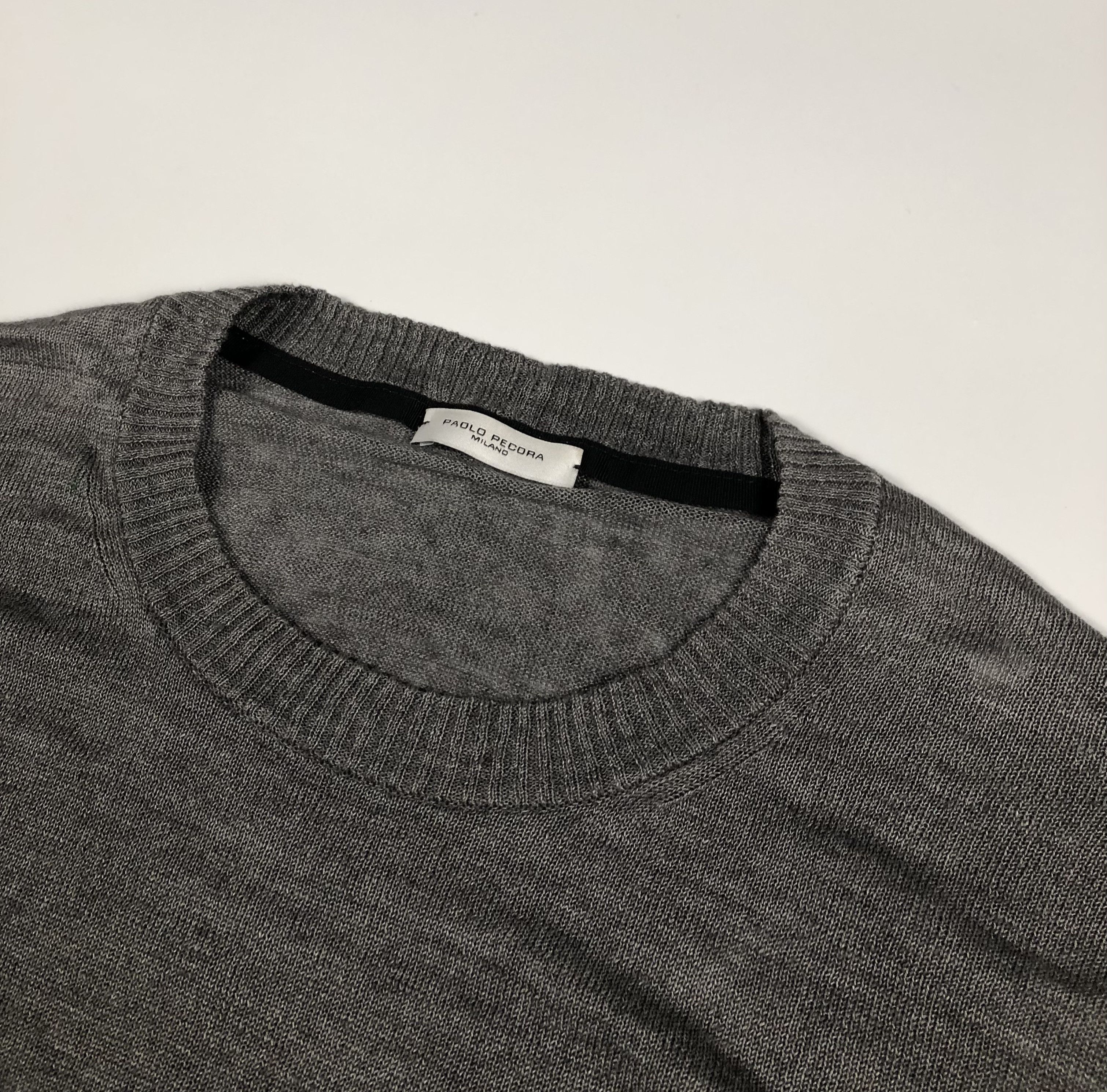 Paolo Pecora Paolo Pecora Milano Linen Crewneck Jumper Size US M / EU 48-50 / 2 - 3 Thumbnail