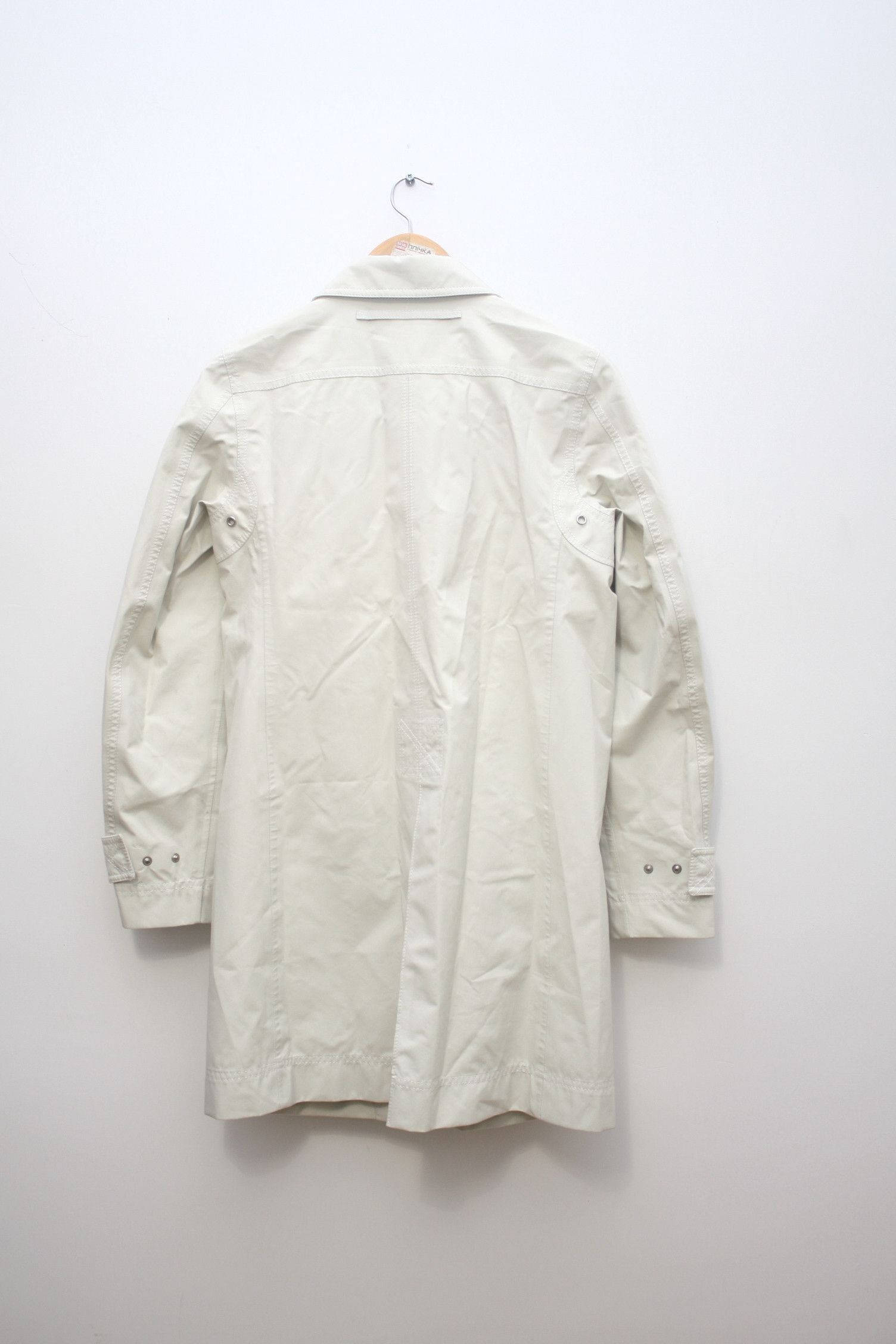Prada Prada Gore-Tex Cream Beige Trench Coat Women's 42 Size M / US 6-8 / IT 42-44 - 2 Thumbnail