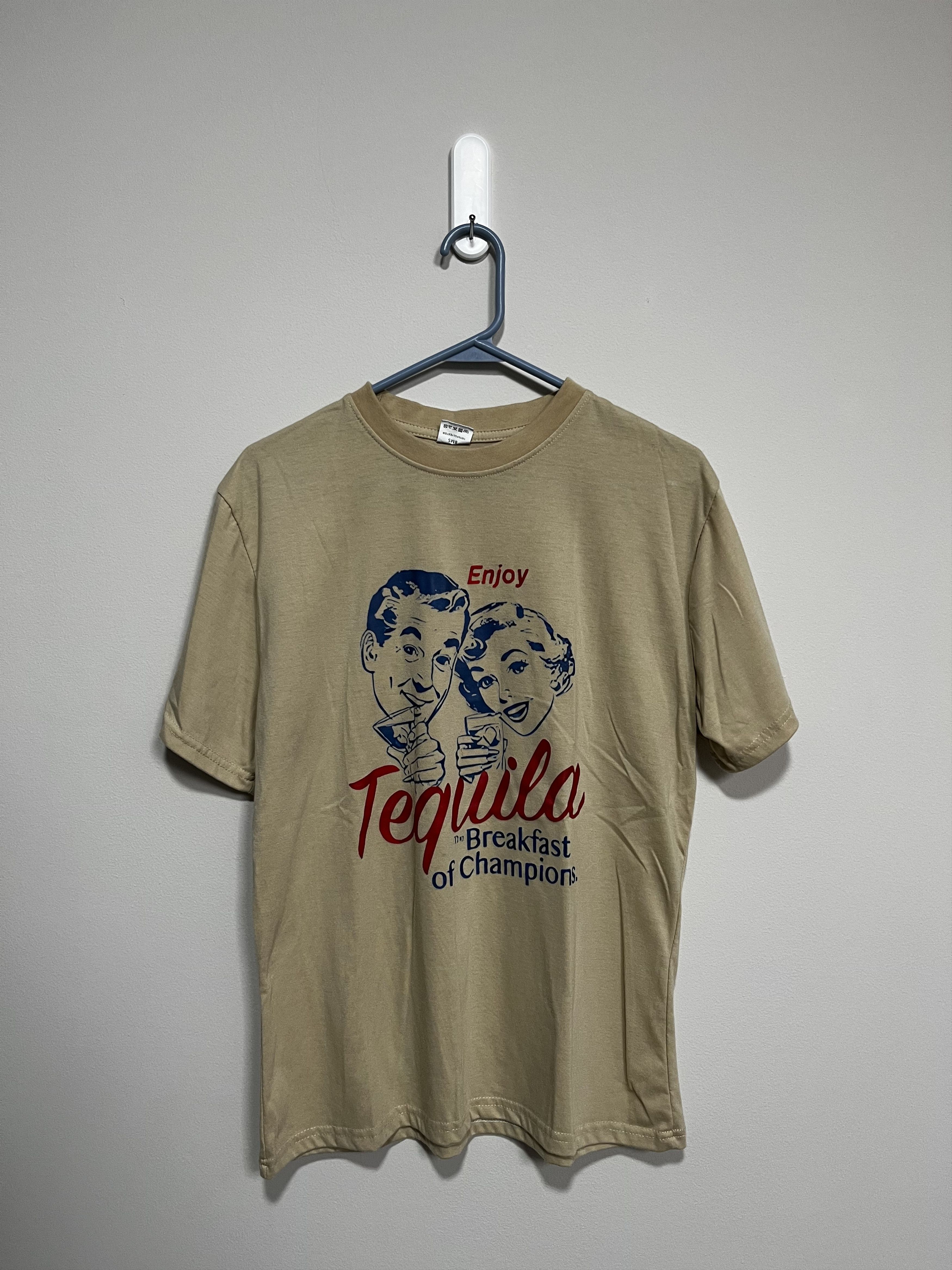 Other Retro "Enjoy Tequila, Breakfast of Champions" Vintage Tan XL Size US XL / EU 56 / 4 - 1 Thumbnail