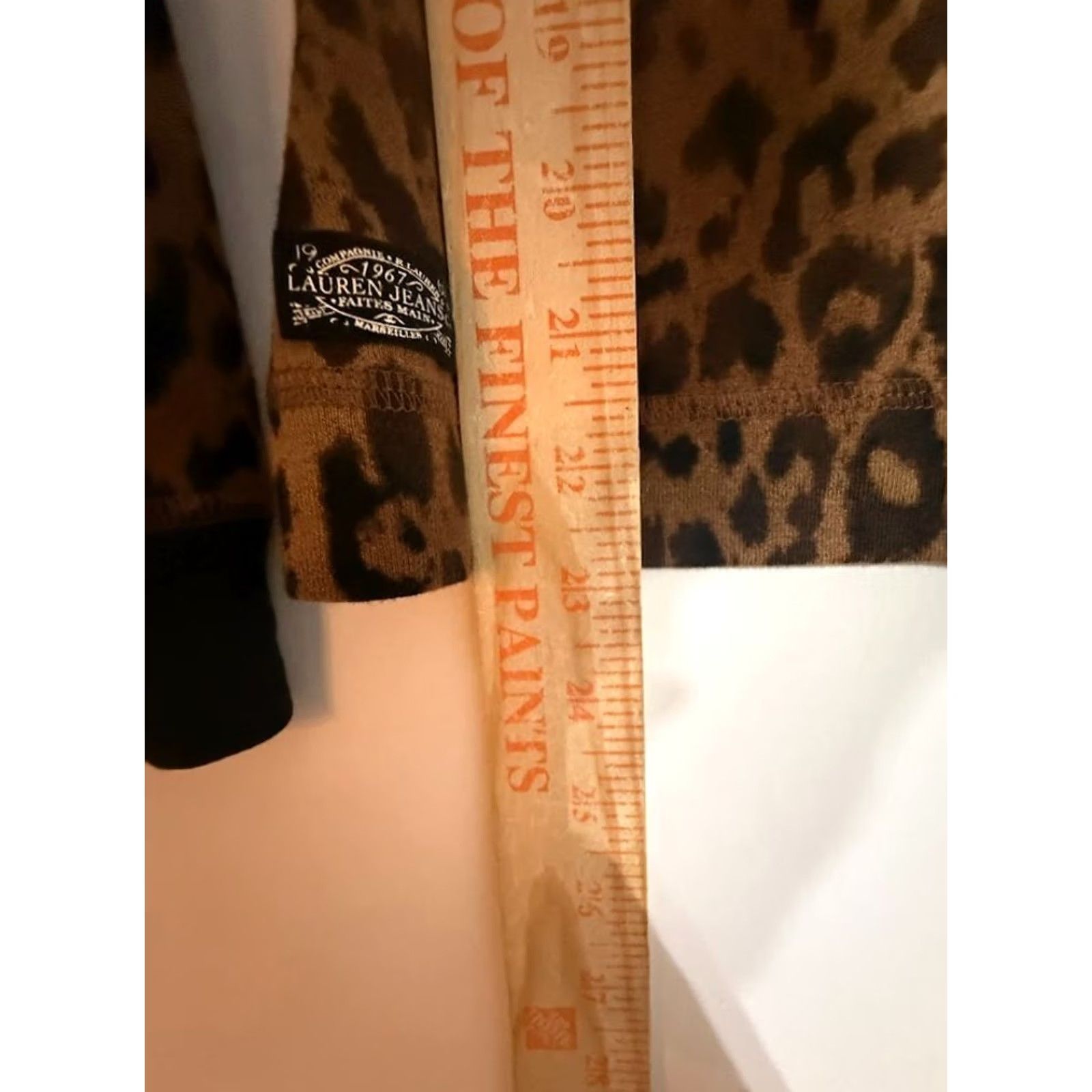 Ralph Lauren Ralph Lauren Jeans Co Leopard Print LS Top Womens PM Elbow Patch Tunic Size M / US 6-8 / IT 42-44 - 5 Thumbnail