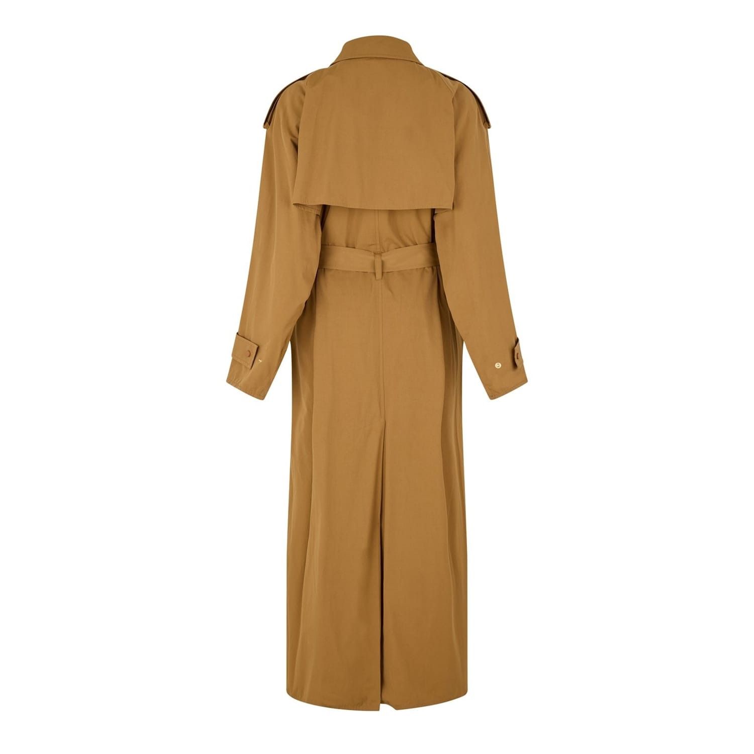 Bottega Veneta Bottega Veneta Contrast Relaxed Fit Trench Coat in Beige Size XS / US 0-2 / IT 36-38 - 2 Thumbnail