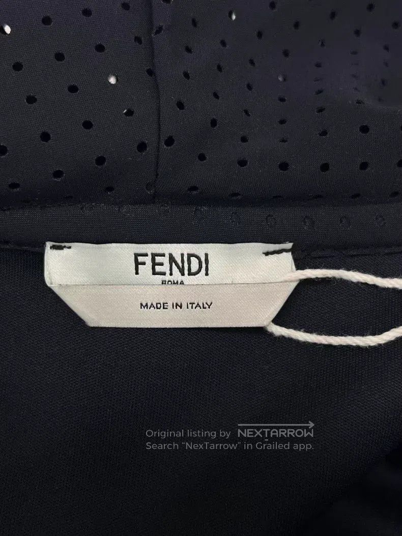 Fendi Fendi Monogrammed logo hooded sweatshirt Size S / US 4 / IT 40 - 5 Thumbnail