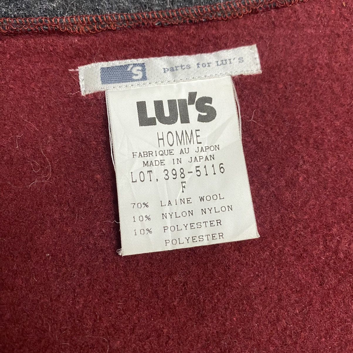 Japanese Brand LUI'S WOOL HOODIE JACKET Size US M / EU 48-50 / 2 - 10 Thumbnail