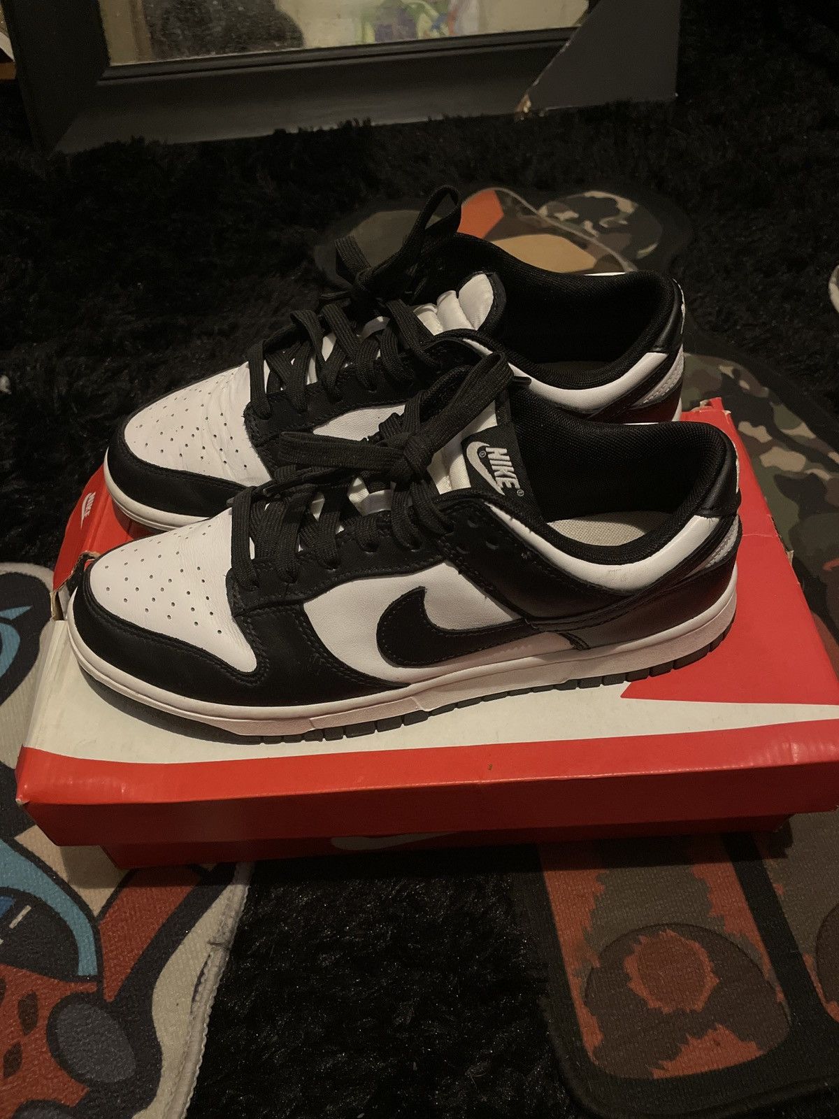 Nike Nike Dunk Low “Panda” 2021 Size US 9 / EU 42 - 1 Thumbnail