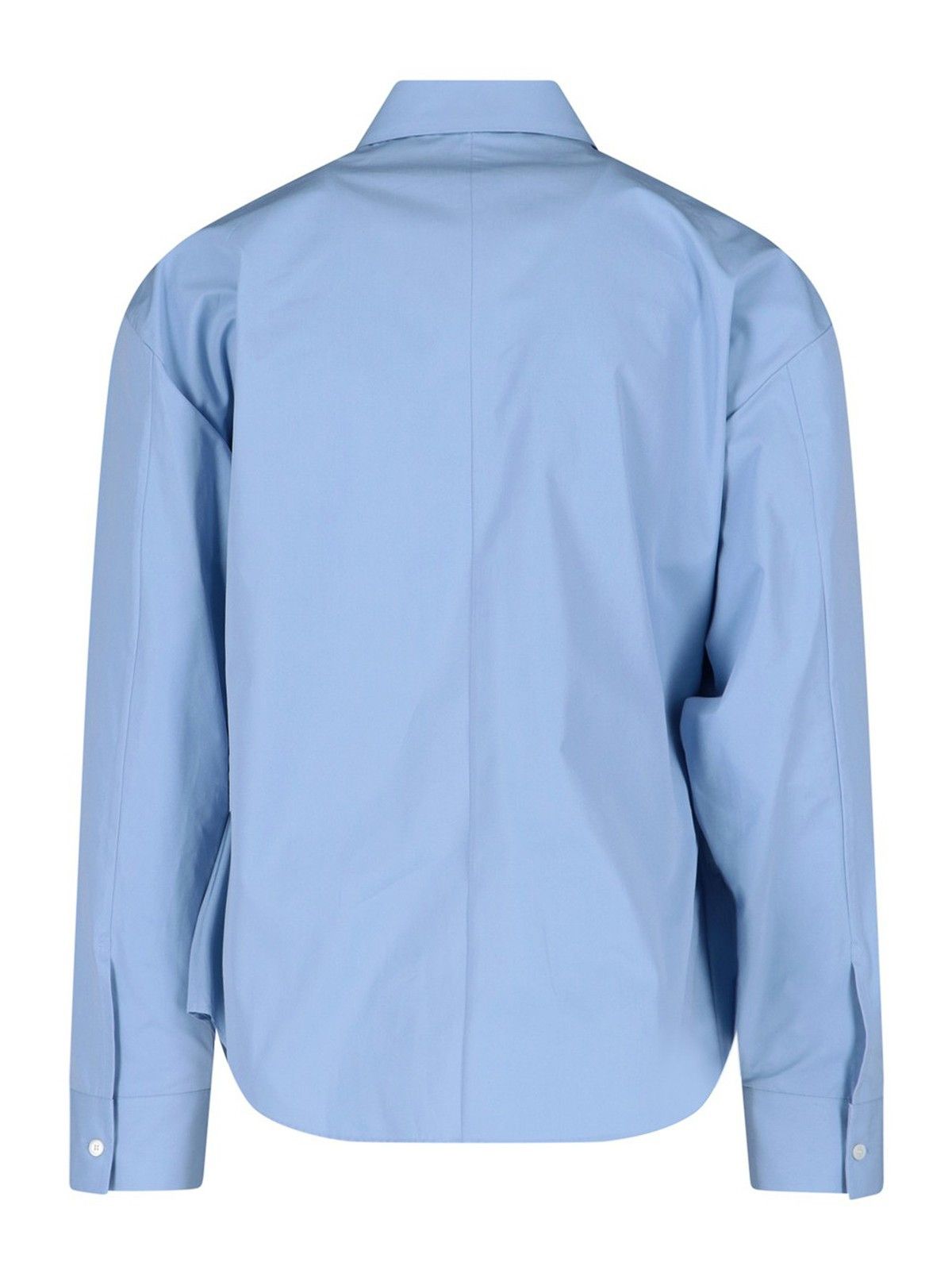 Valentino o1y0525 Logo Solid Color Shirt in Sky Blue Size US L / EU 52-54 / 3 - 3 Thumbnail