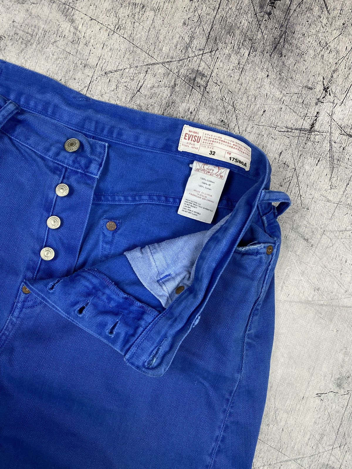 Evisu × Japanese Brand × Vintage Vintage Evisu Japanese Brand Y2K Denim Shorts Size US 32 / EU 48 - 12 Thumbnail