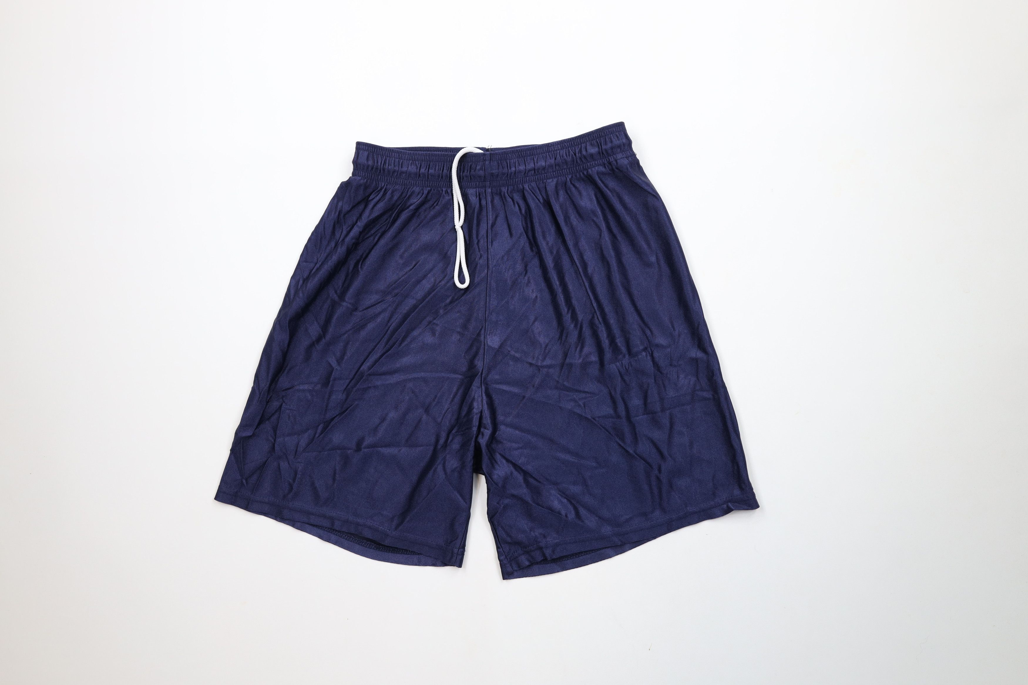 Vintage Vintage 90s Wilson Nylon Basketball Shorts Navy Blue USA Size US 34 / EU 50 - 1 Thumbnail