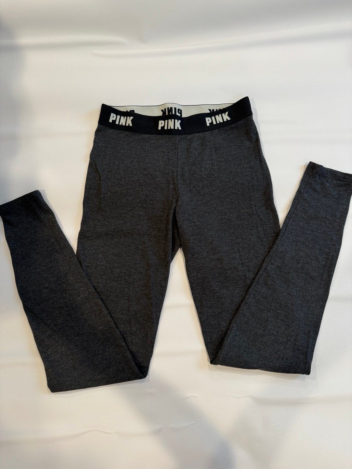Pink PINK Victoria Secret Gray Leggins XS Size 26" / US 2 / IT 38 - 1 Thumbnail