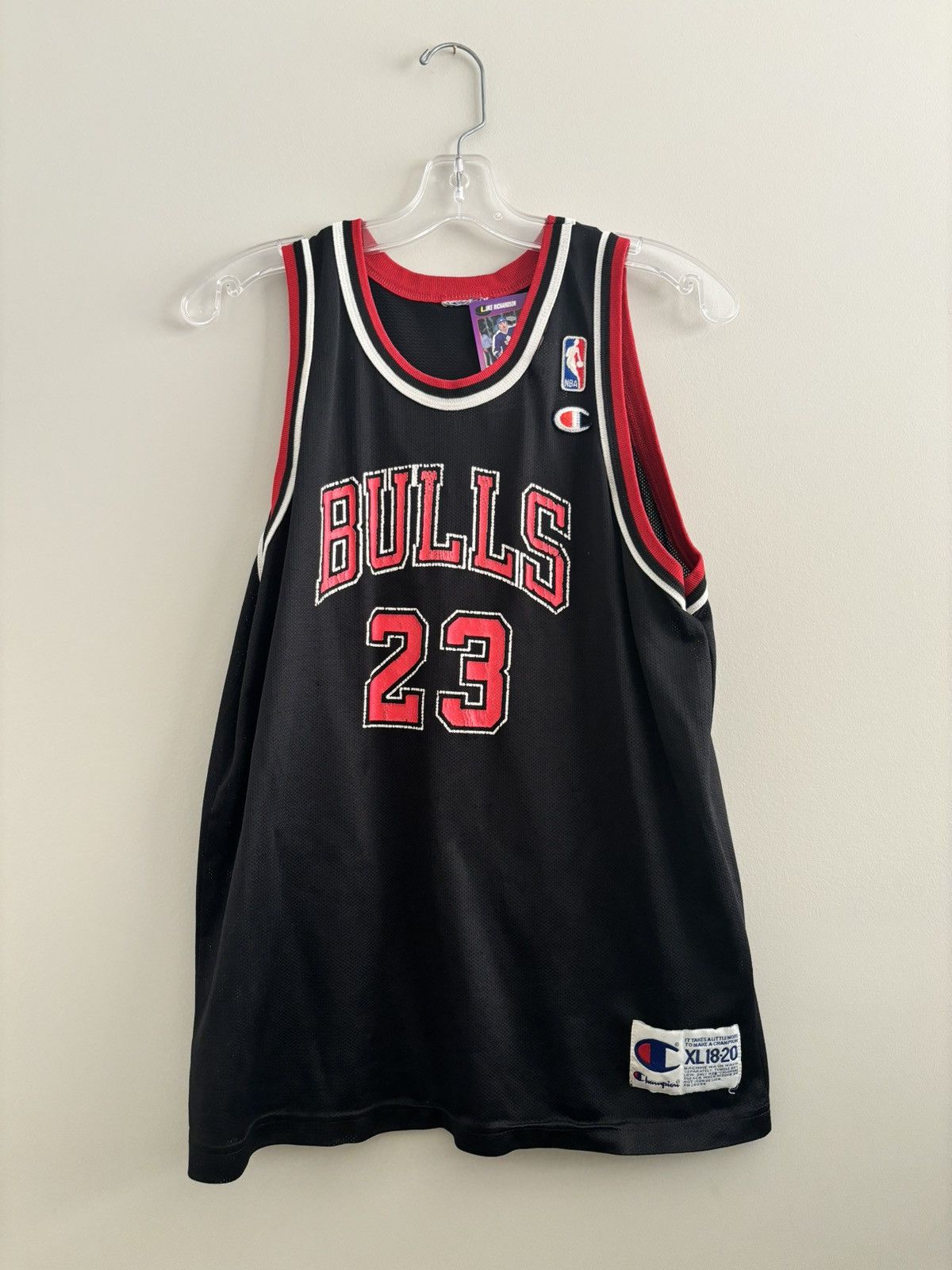 Champion Vintage 90s Chicago Bulls Jordan Jersey Size US S / EU 44-46 / 1 - 1 Thumbnail