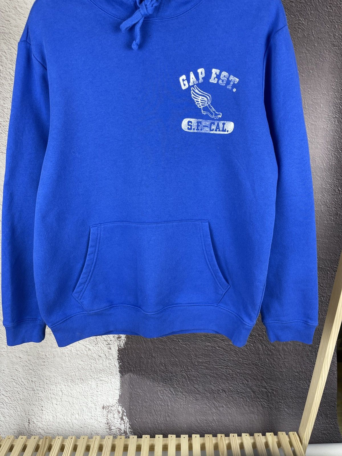 Gap GAP Logo Pullover Hoodie Navy Blue Men's Medium Size US M / EU 48-50 / 2 - 5 Thumbnail
