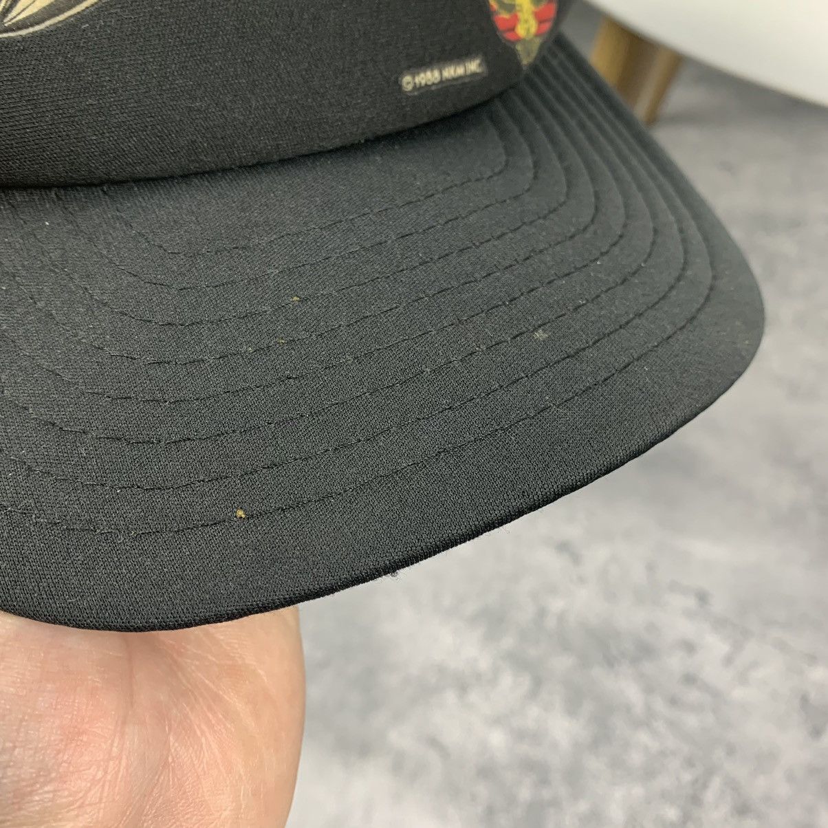 Other Vintage F-15 Eagle 1988 Trucker Hat Cap Black One Size Men’s Size ONE SIZE - 12 Thumbnail