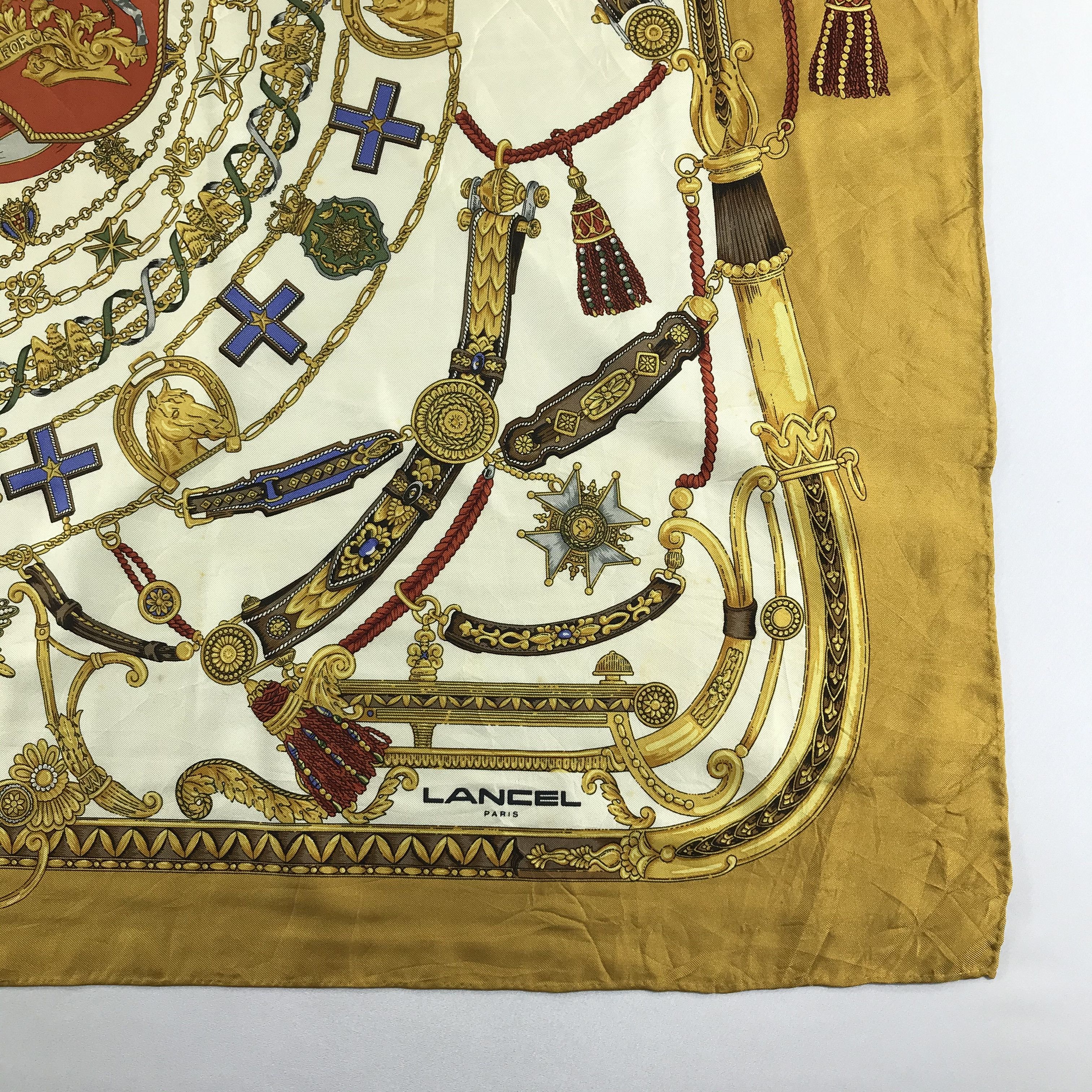Lancel Vintage Lancel Silk Scarf Size ONE SIZE - 4 Thumbnail
