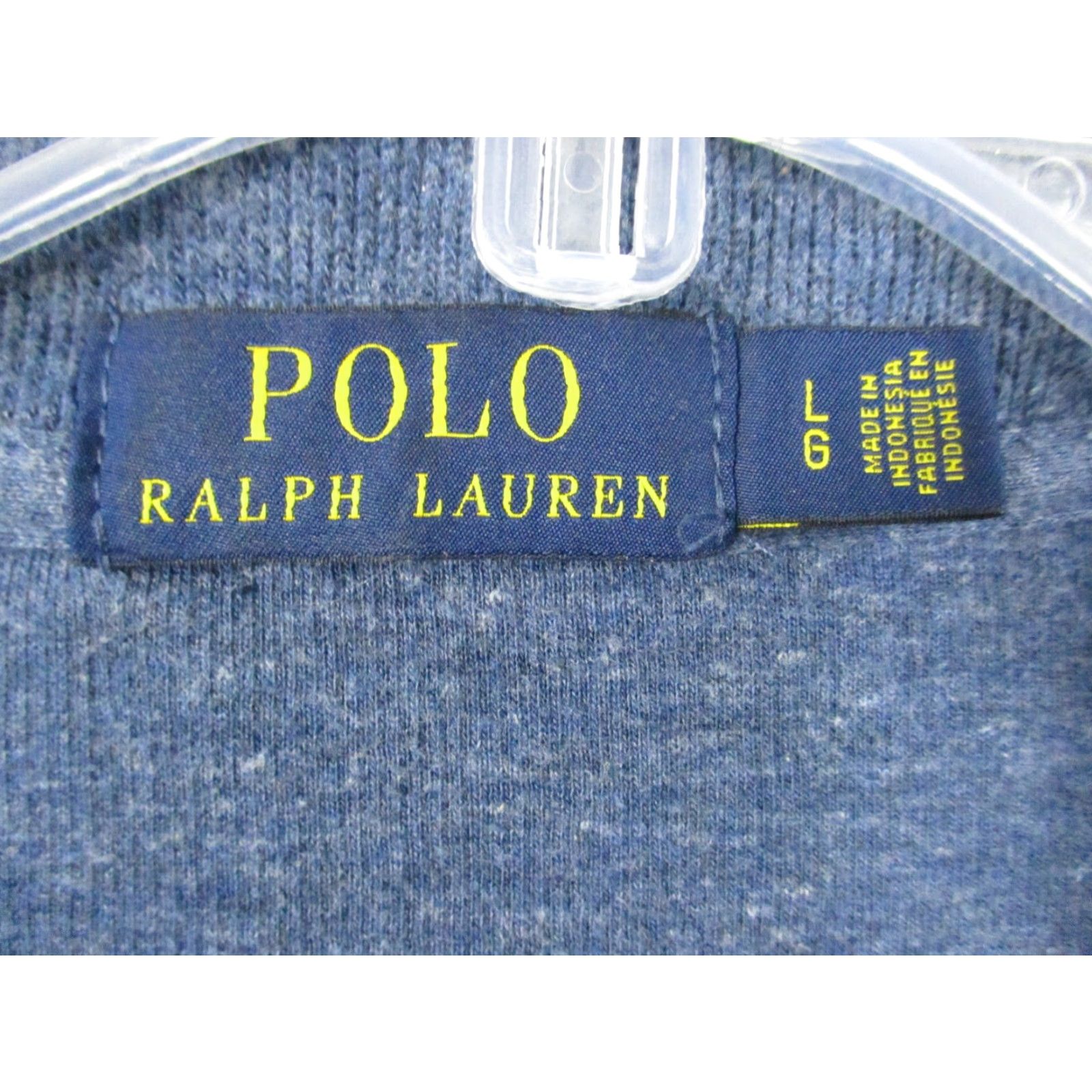 Polo Ralph Lauren Polo Ralph Lauren Pullover Large Men 1/4 Zip Long Sleeve Heathered Blue Polo Ralph Lauren Pullover 1/4 Zip Large Men Heathered Blue Size US L / EU 52-54 / 3 - 5 Thumbnail