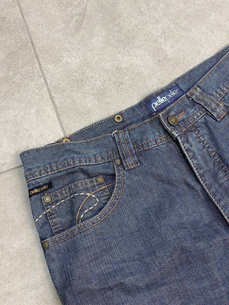 Pelle Pelle Vintage Pelle Pelle Denim Baggy Y2K Pants Size US 34 / EU 50 - 10 Thumbnail