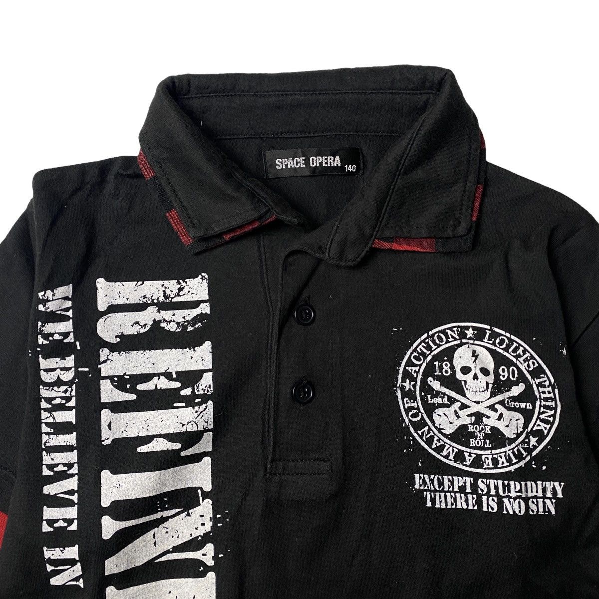 Hysteric Glamour 2000's Space Opera Studded Double Layer Longsleeve Size US XS / EU 42 / 0 - 4 Thumbnail