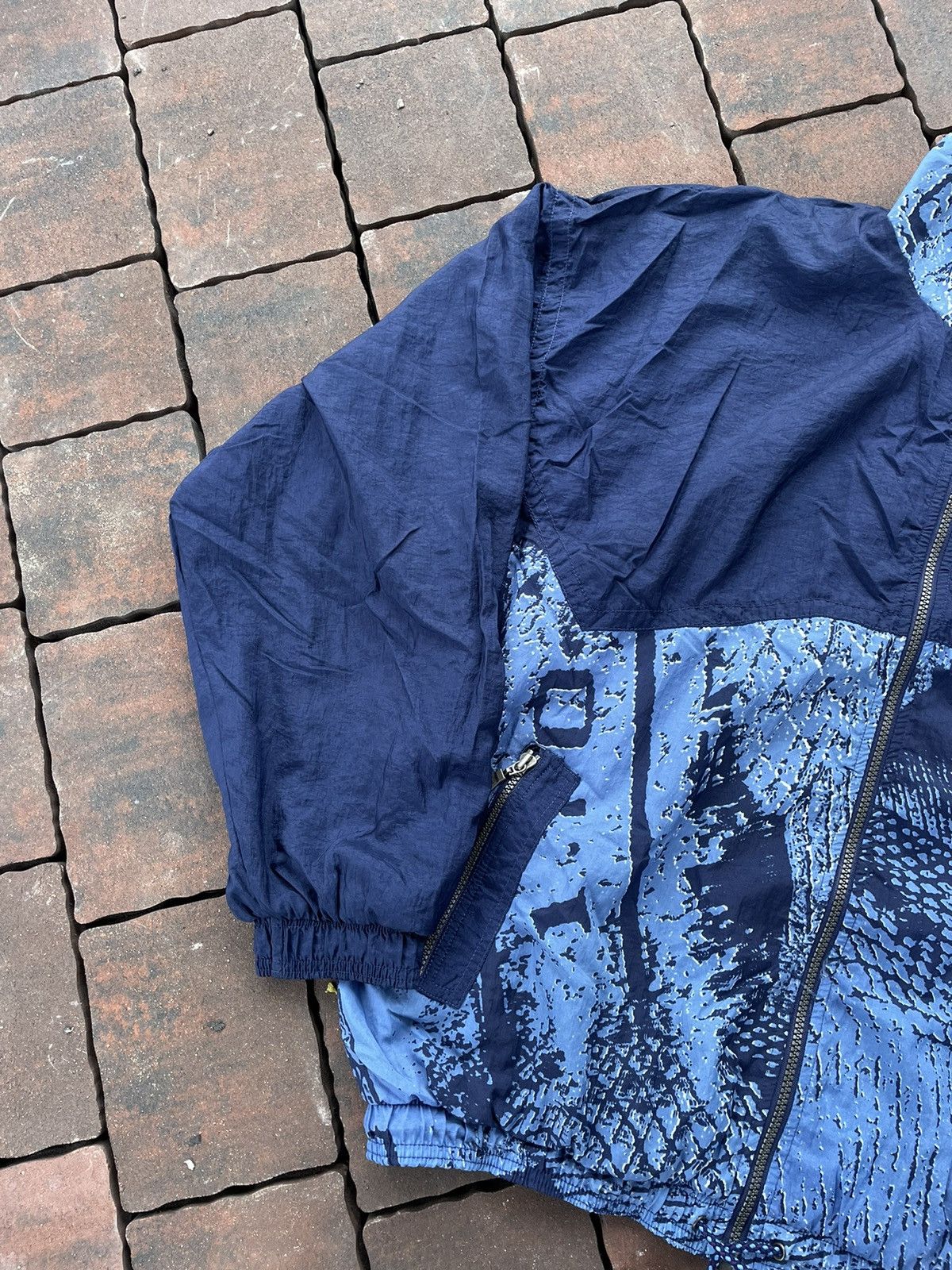 Nike Vintage Rare 90s Nike Agassi Zip Windbreaker Light Jacket Size US L / EU 52-54 / 3 - 4 Thumbnail