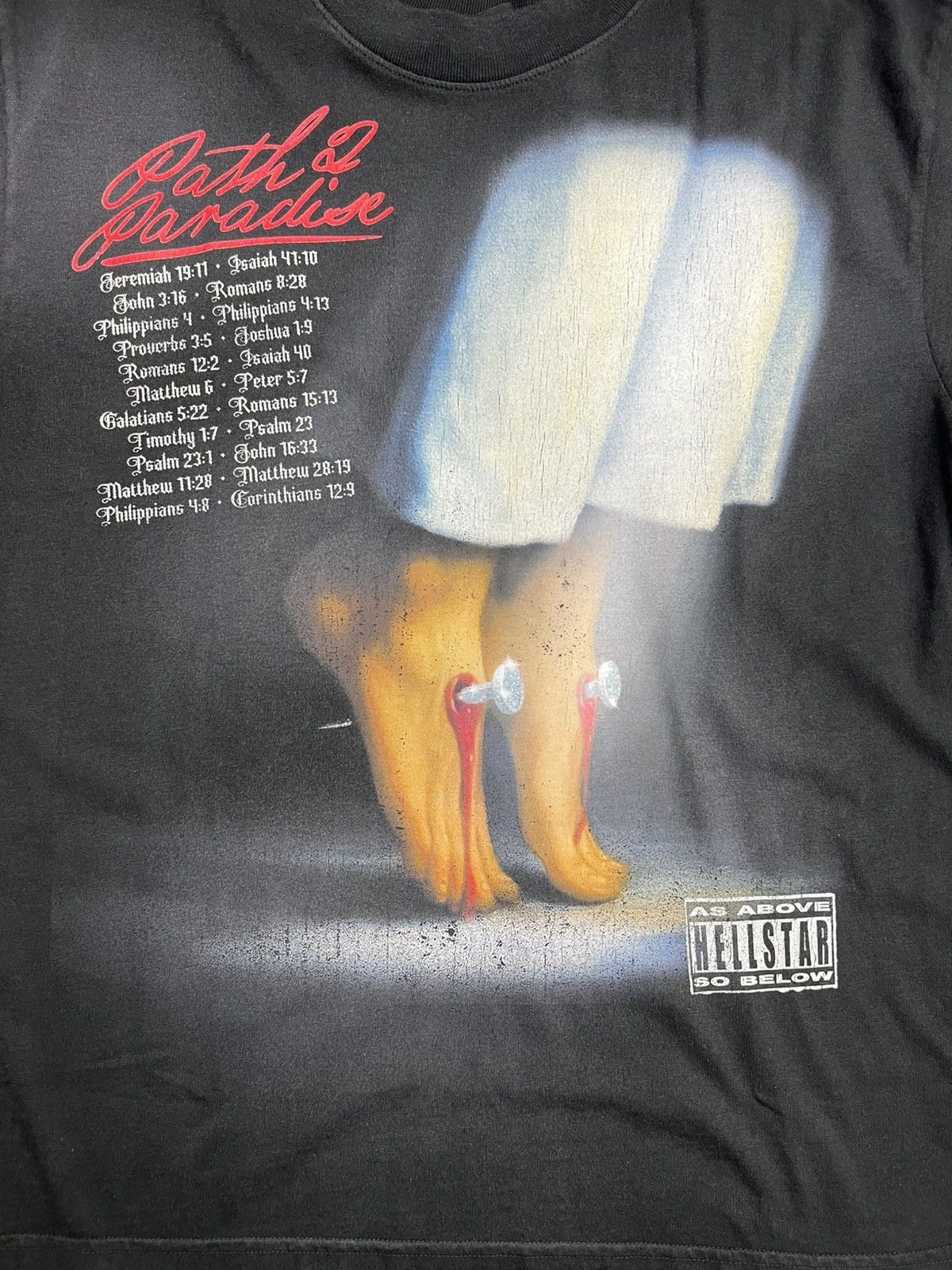 HELLSTAR Hellstar Nailed Tour 96 T-Shirt Size US S / EU 44-46 / 1 - 2 Thumbnail