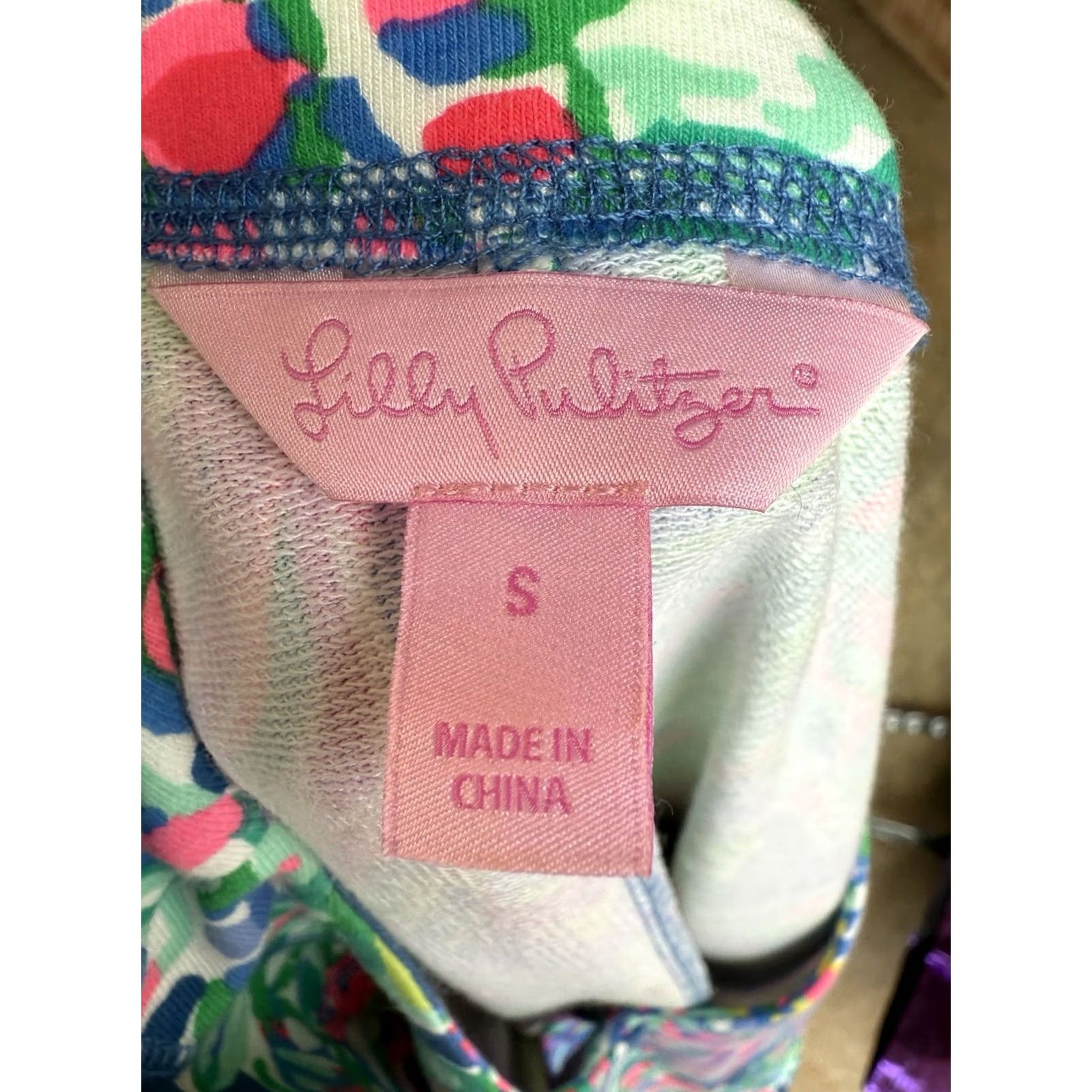 Lilly Pulitzer Lilly Pulitzer Justina Exotic Escapade Dress Shirt Womens Midi V-Neck 3/4 Sleeve Pockets Multicolor Floral XS S Size S / US 4 / IT 40 - 8 Thumbnail