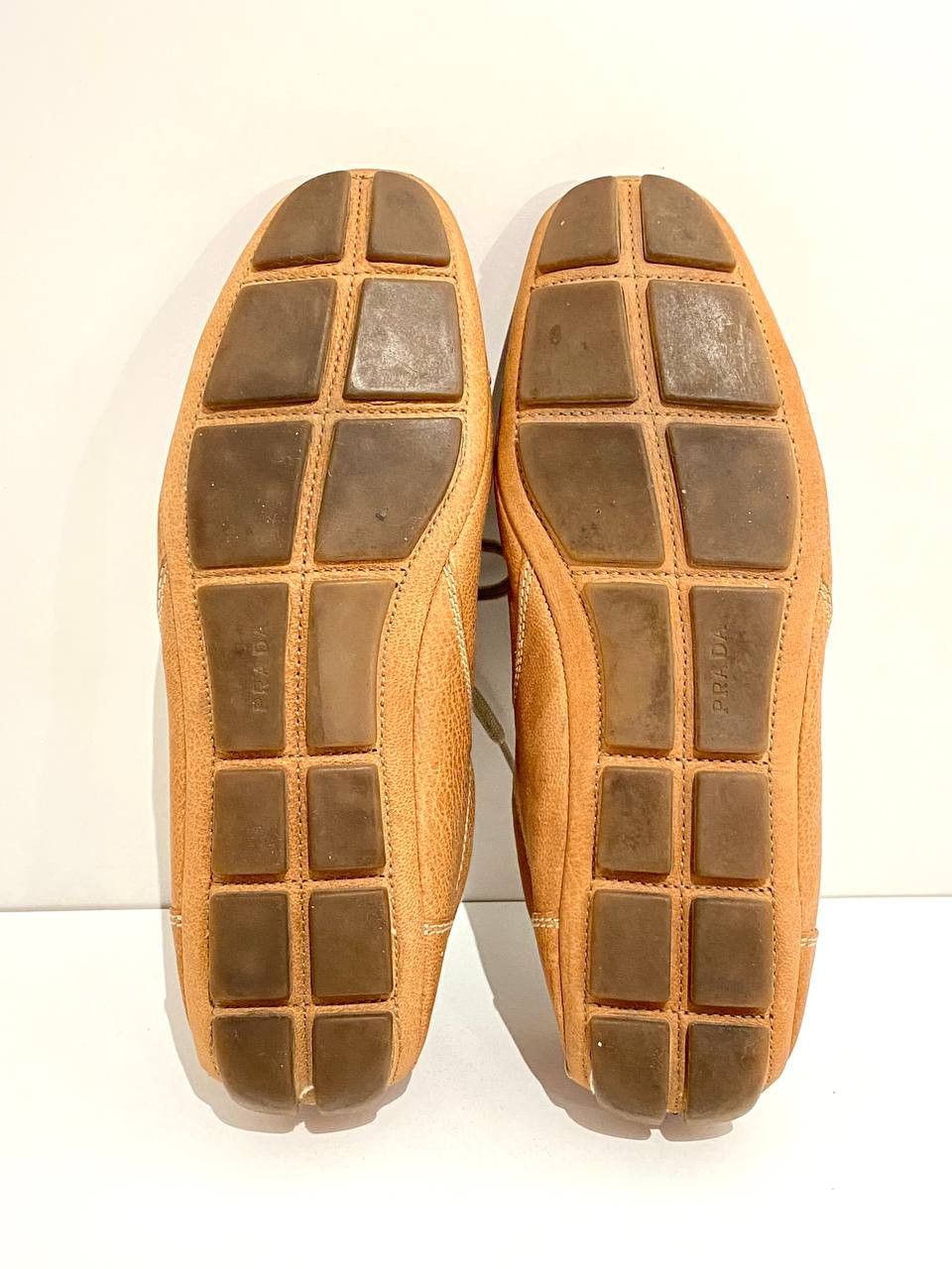 Prada Prada Car Shoe Bowling Low Top Lace Up Sneakers Retro Shoes Size US 7.5 / IT 37.5 - 14 Thumbnail