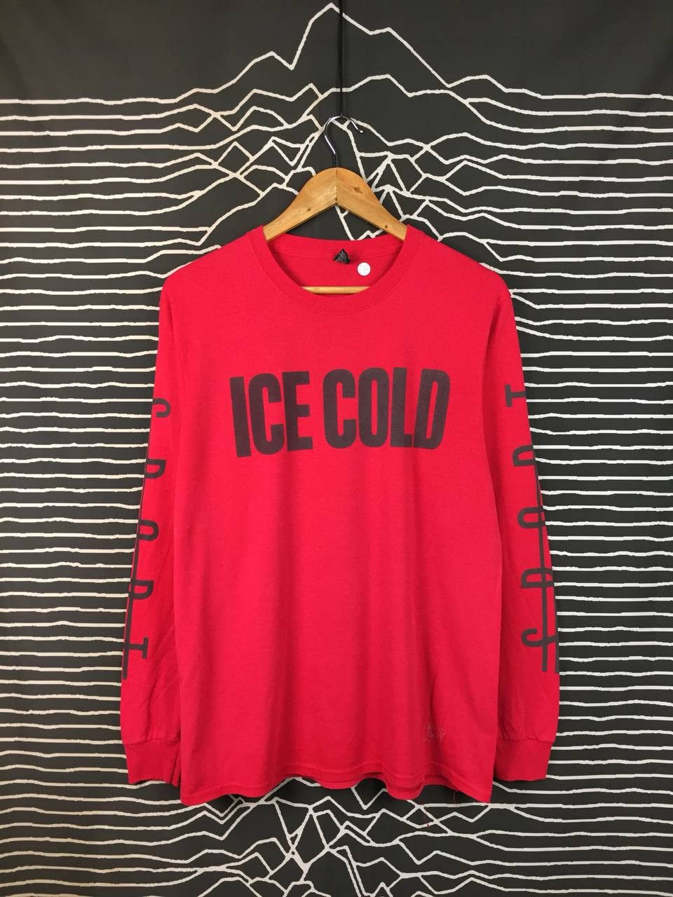 ICNY Vtg Ice Cold New York Hi-Vis Reflective Long Sleeve Tee Size US M / EU 48-50 / 2 - 5 Thumbnail