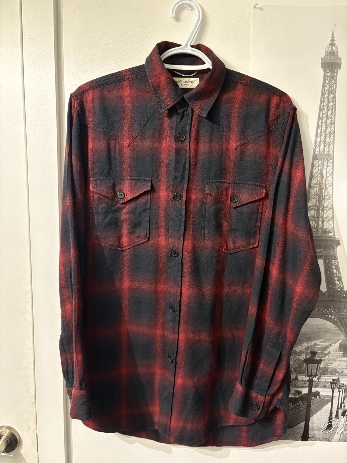 Hedi Slimane × Saint Laurent Paris Saint Laurent Paris fw15 western shirt by Hedi Slimane Size US M / EU 48-50 / 2 - 1 Thumbnail