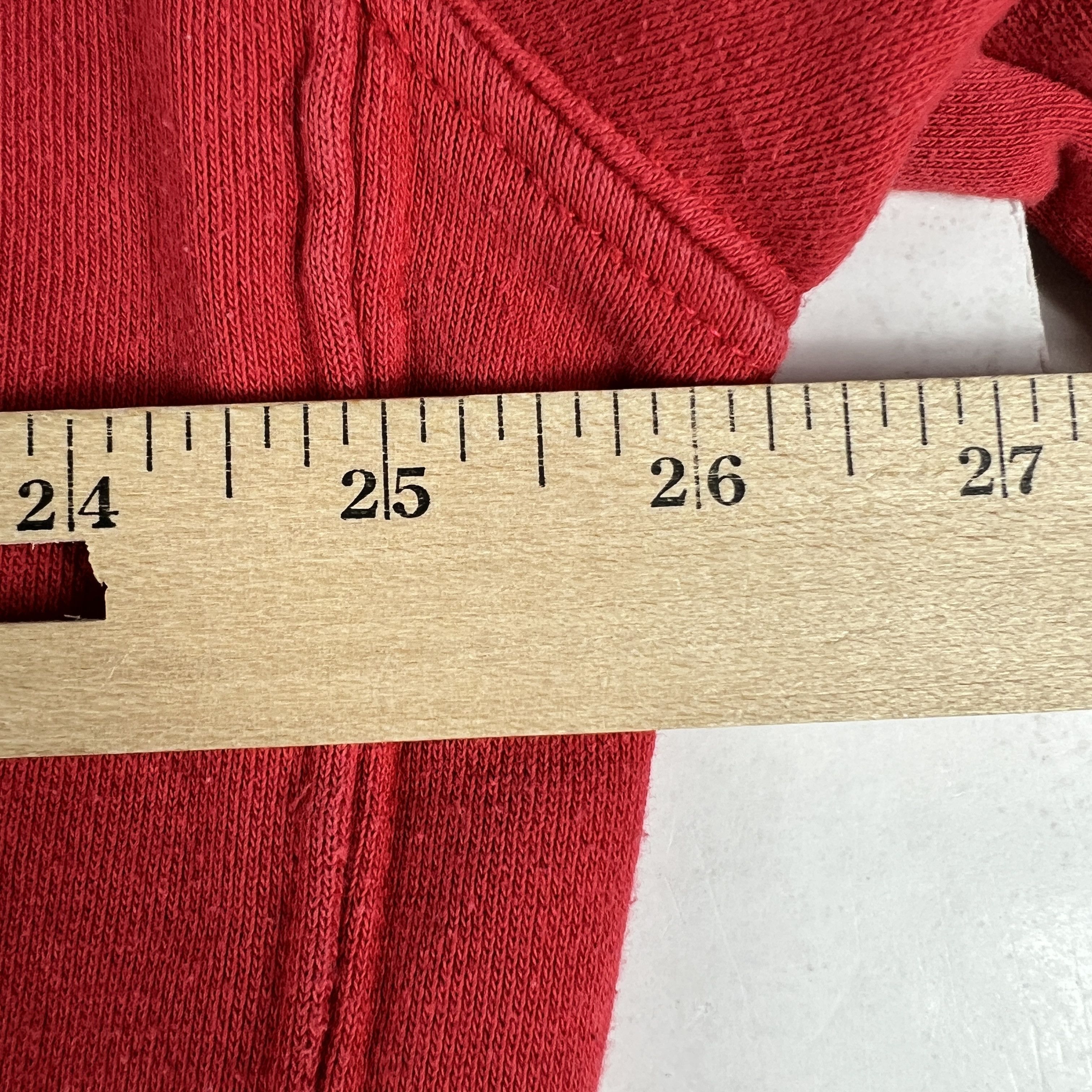 Nike Nike Sweatshirt Red Faded Check Chest Swoosh Logo Hoodie Size US L / EU 52-54 / 3 - 17 Thumbnail