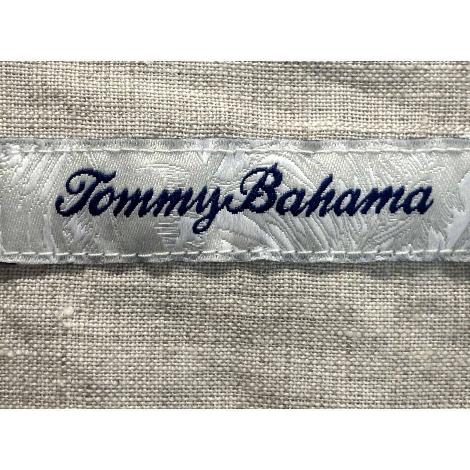 Tommy Bahama Tommy Bahama Linen Button-Up Shirt Men 2XL Purple Long Sleeve Regular Mens Size US XXL / EU 58 / 5 - 5 Thumbnail