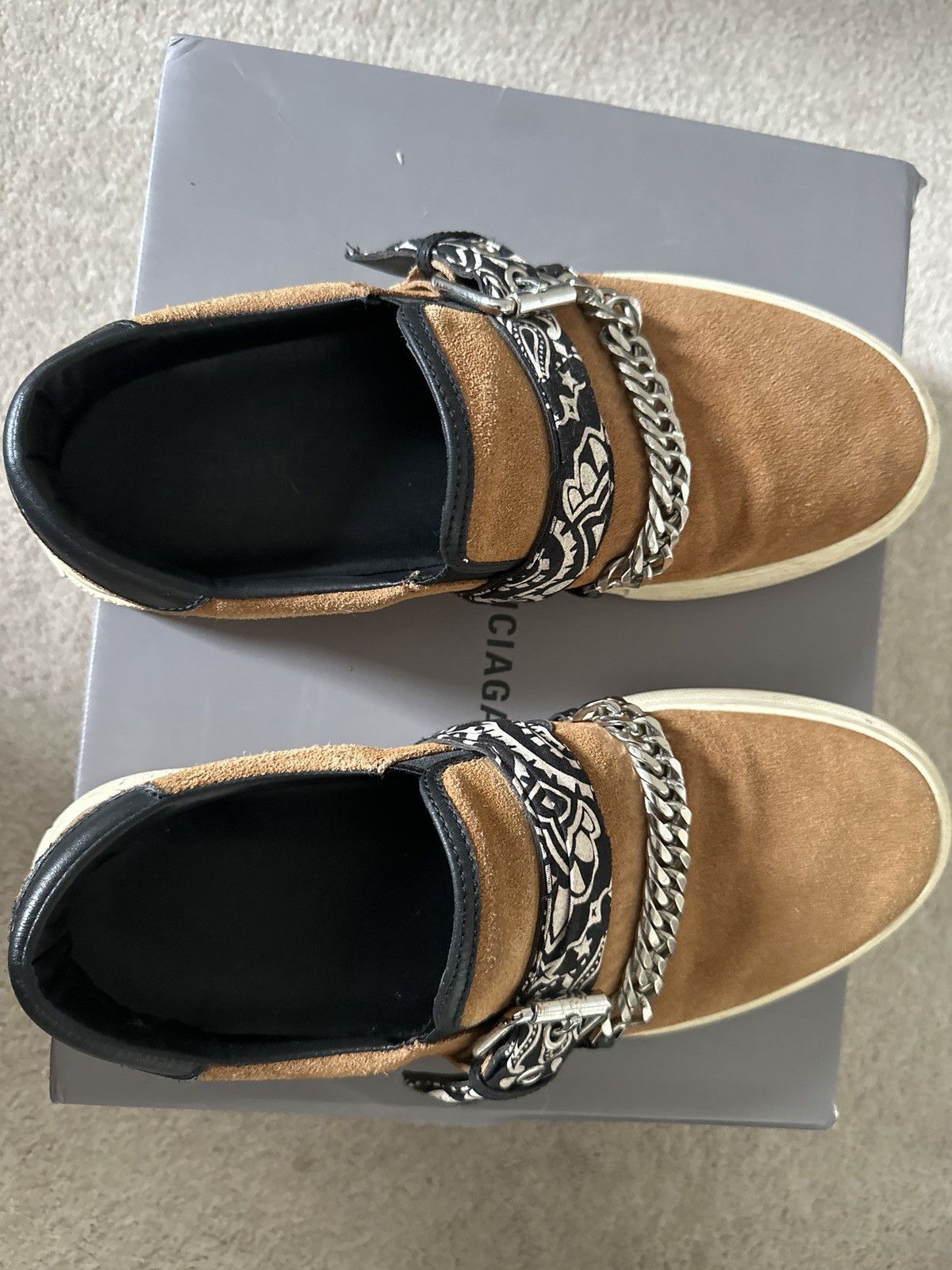 Amiri Amiri Bandana chain Slip-On shoes Size US 11.5 / EU 44-45 - 6 Thumbnail