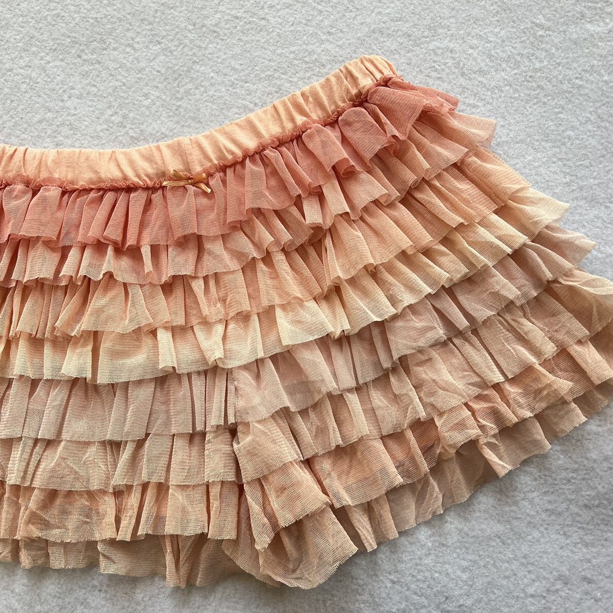 Japanese Brand Ruffled Mini Skirt Size 26" / US 2 / IT 38 - 2 Thumbnail
