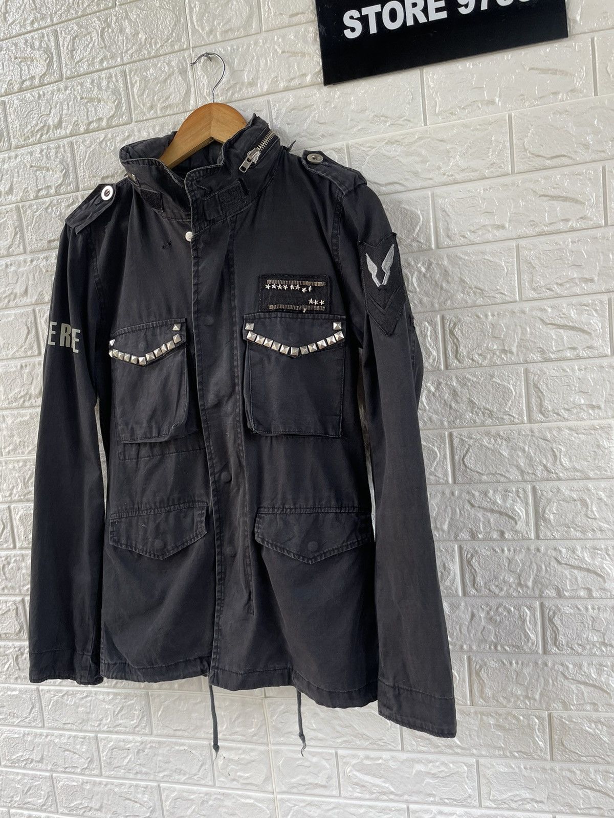 Japanese Brand Vintage Distress Punk Jacket Design Size US S / EU 44-46 / 1 - 4 Thumbnail