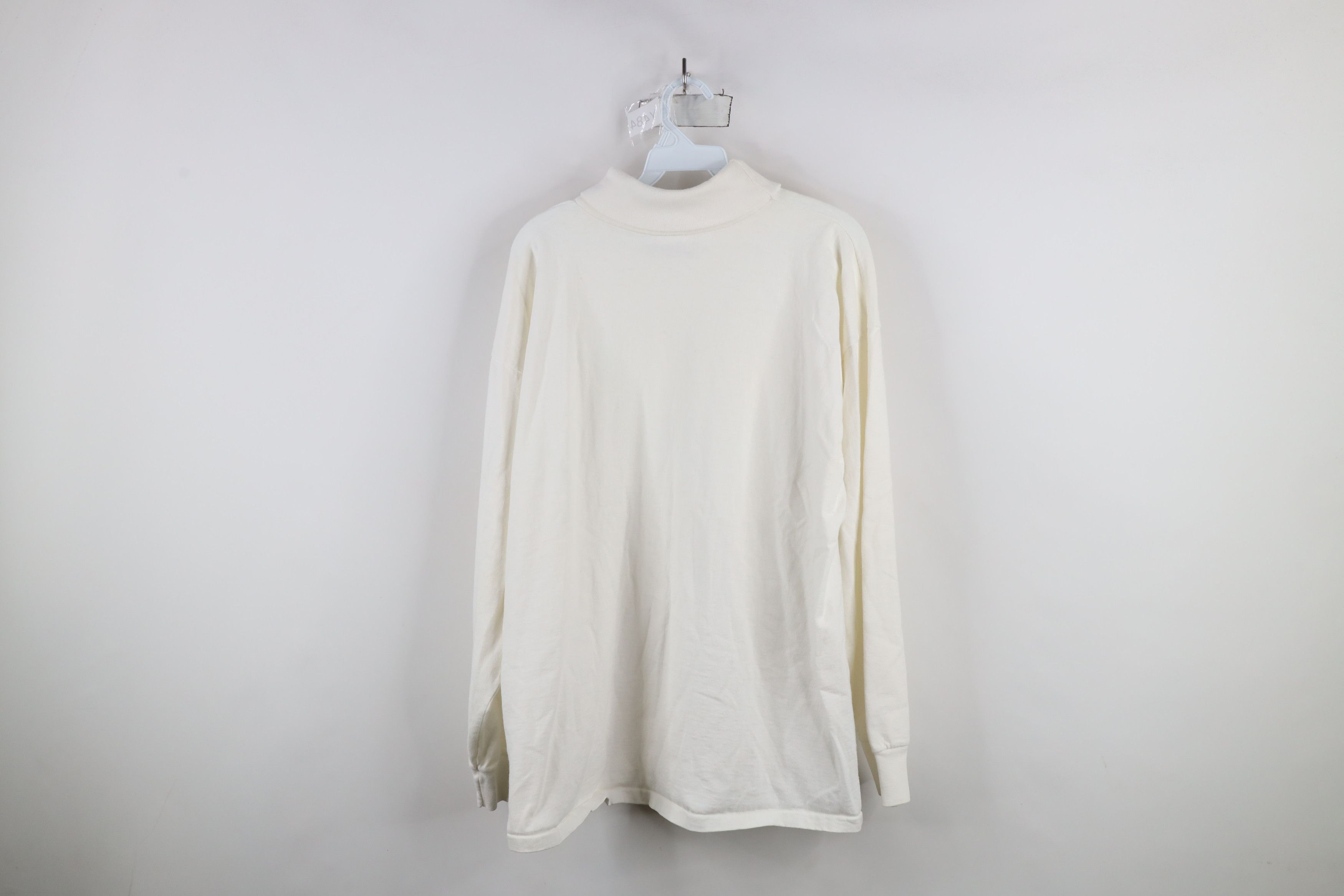 Vintage Vintage 90s University of Michigan Turtleneck T-Shirt USA Size US XL / EU 56 / 4 - 12 Thumbnail
