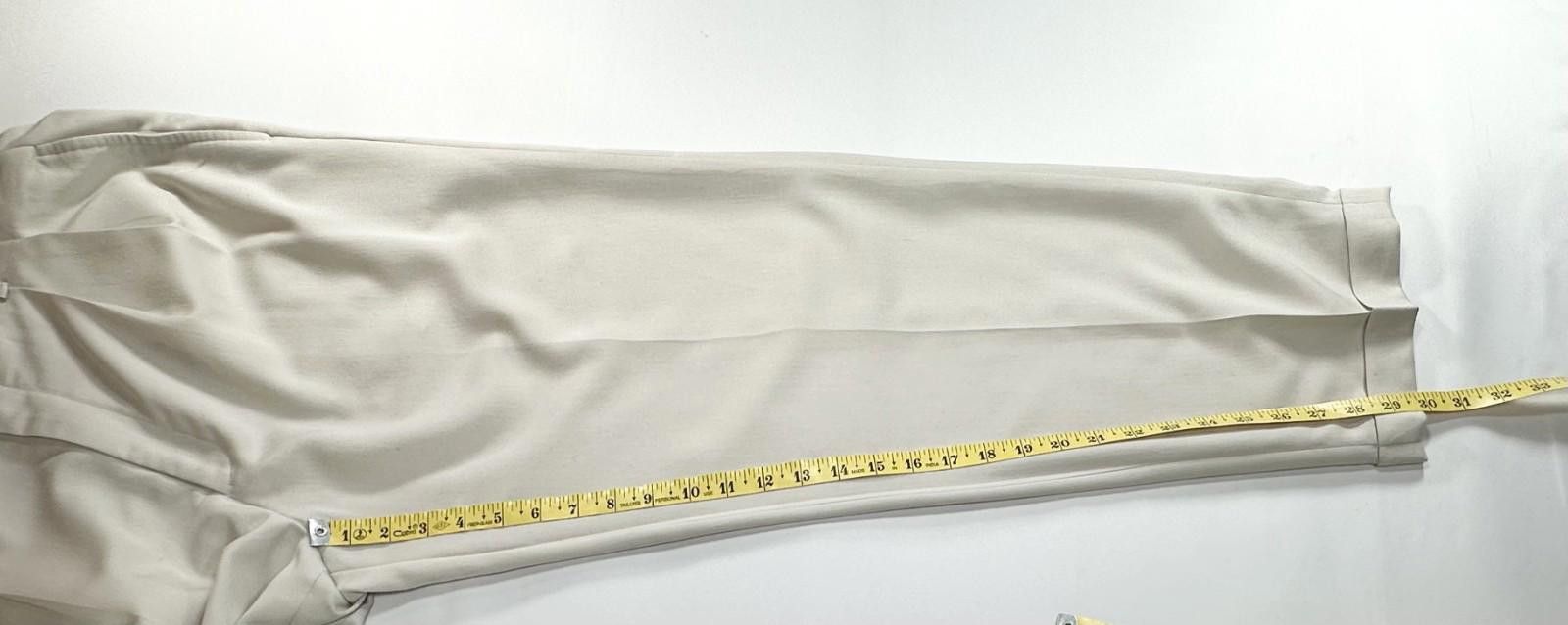 Liz Claiborne Claiborne Elements Straight Leg Chinos Beige Mens 32/30 Size US 32 / EU 48 - 5 Thumbnail